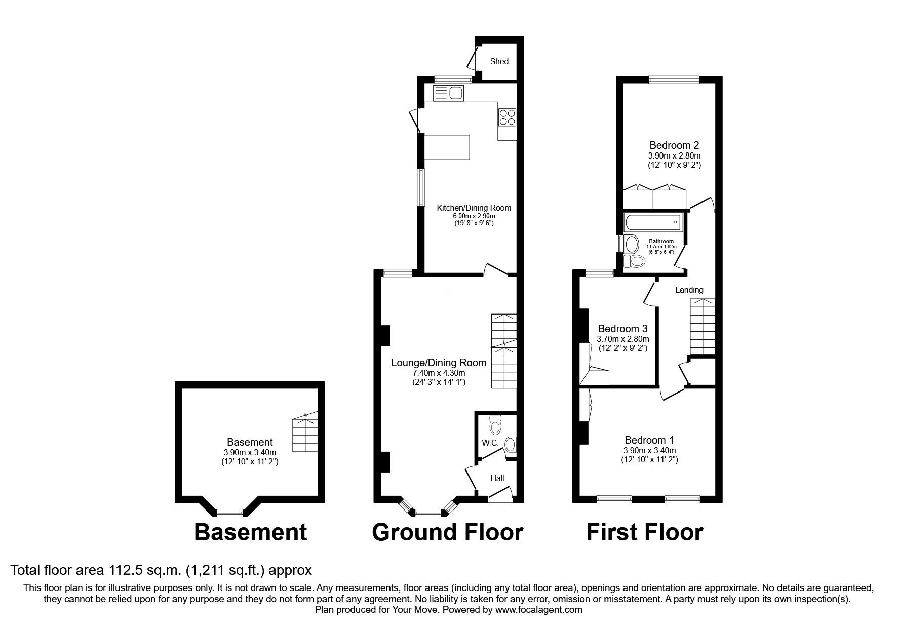 3 bedroom Mid Terrace House for sale, Barnsole Road, Gillingham, ME7