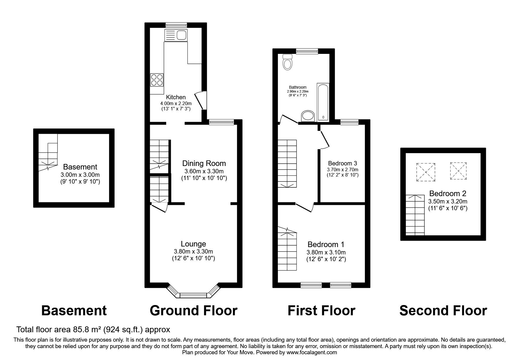 3 bedroom Mid Terrace House for sale, Burnt Oak Terrace, Gillingham
