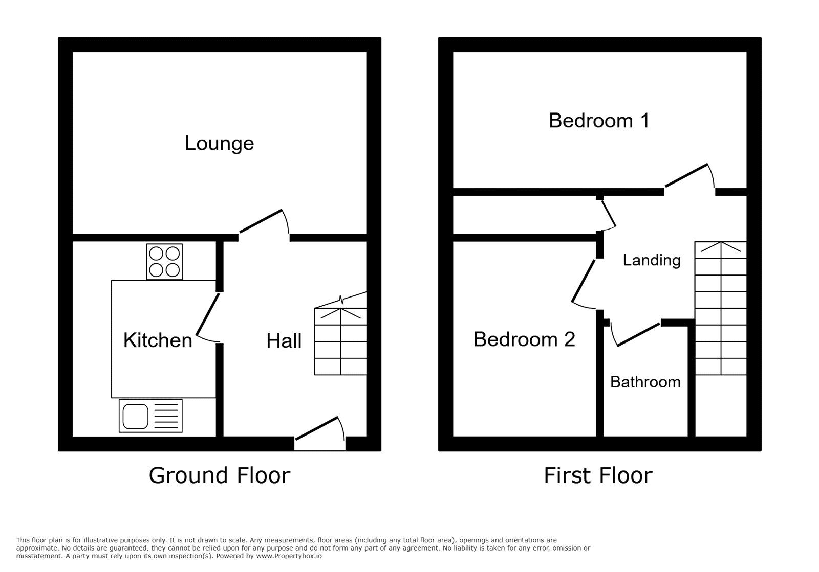 Floorplan of 2 bedroom Flat to rent, Canterbury Street, Gillingham, Kent, ME7