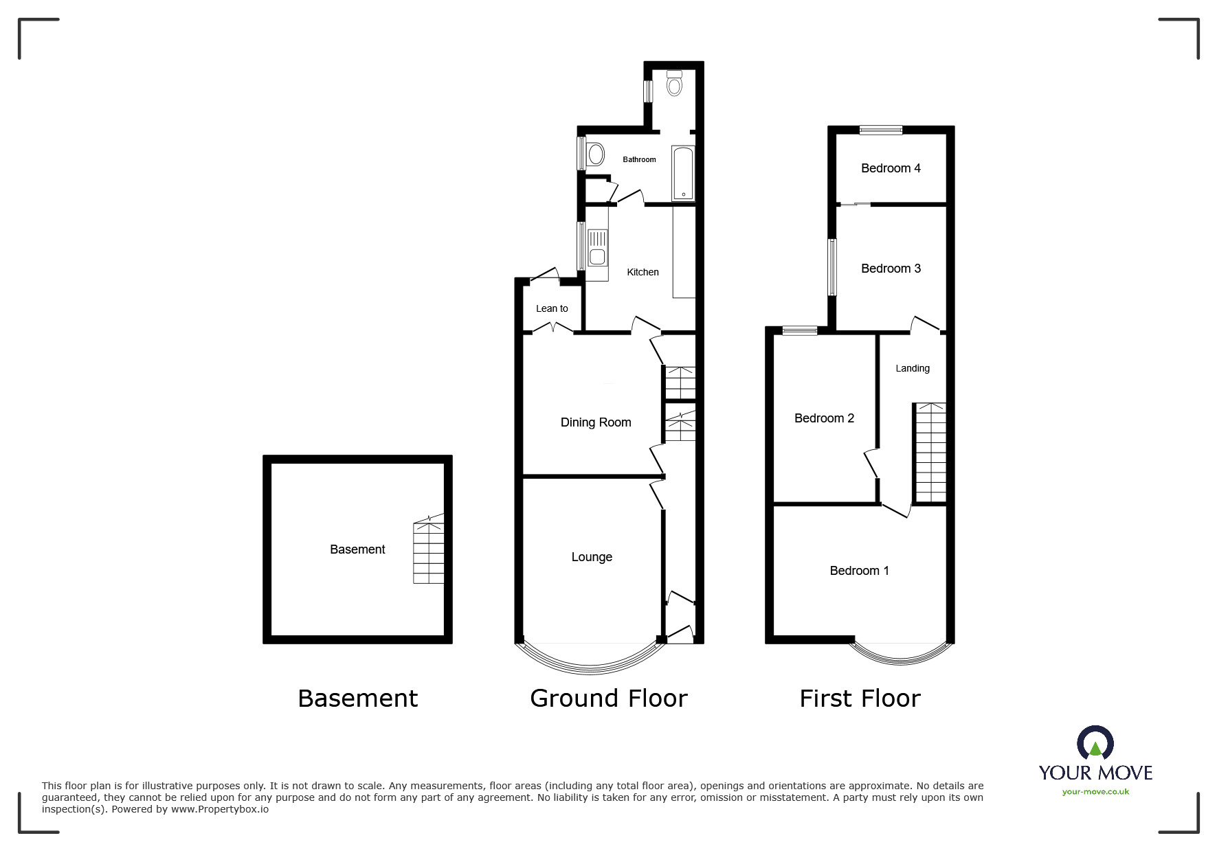 Floorplan of 3 bedroom Mid Terrace House for sale, Windmill Road, Gillingham, Kent, ME7