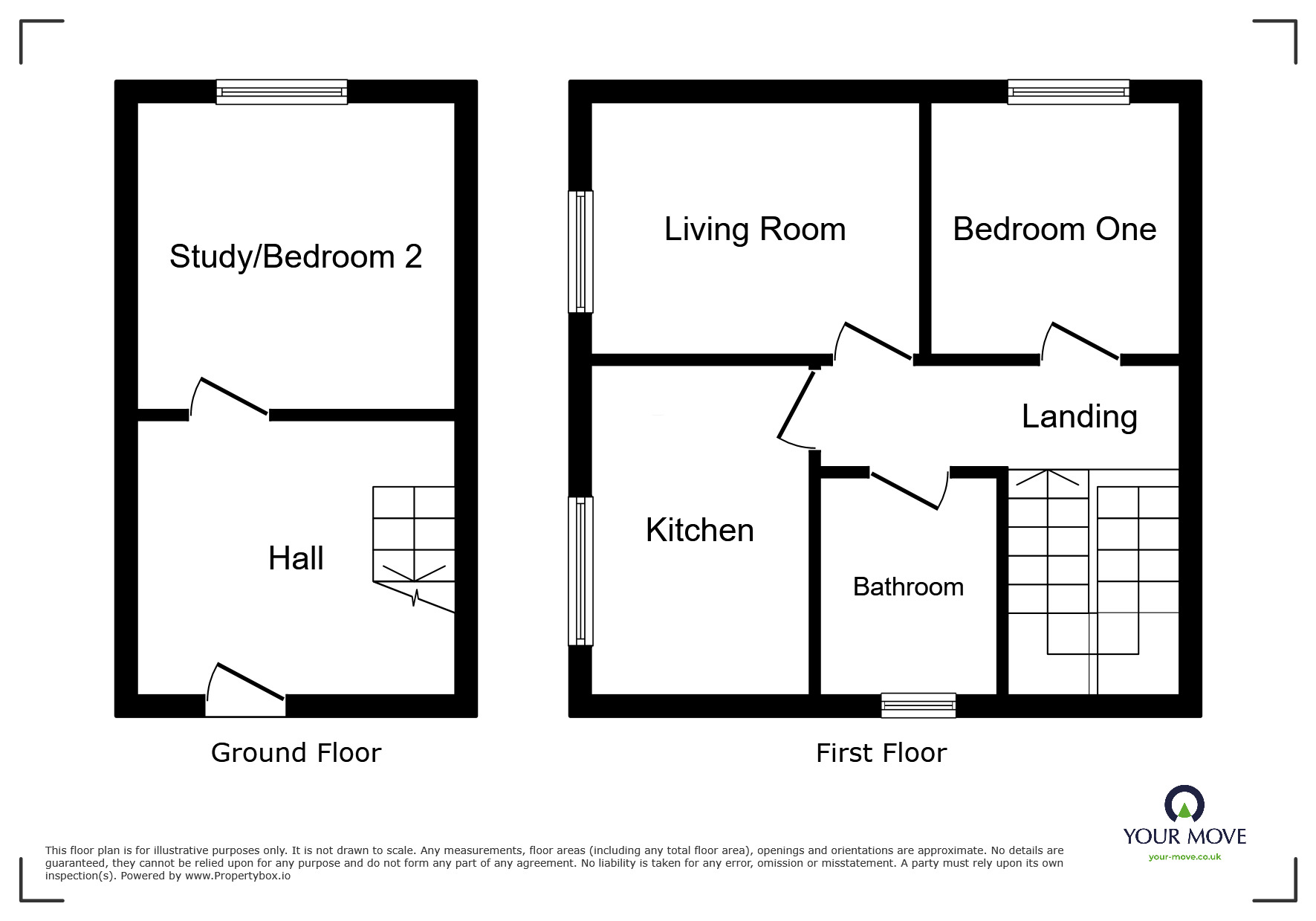 Floorplan of 2 bedroom Flat to rent, Balmoral Road, Gillingham, Kent, ME7