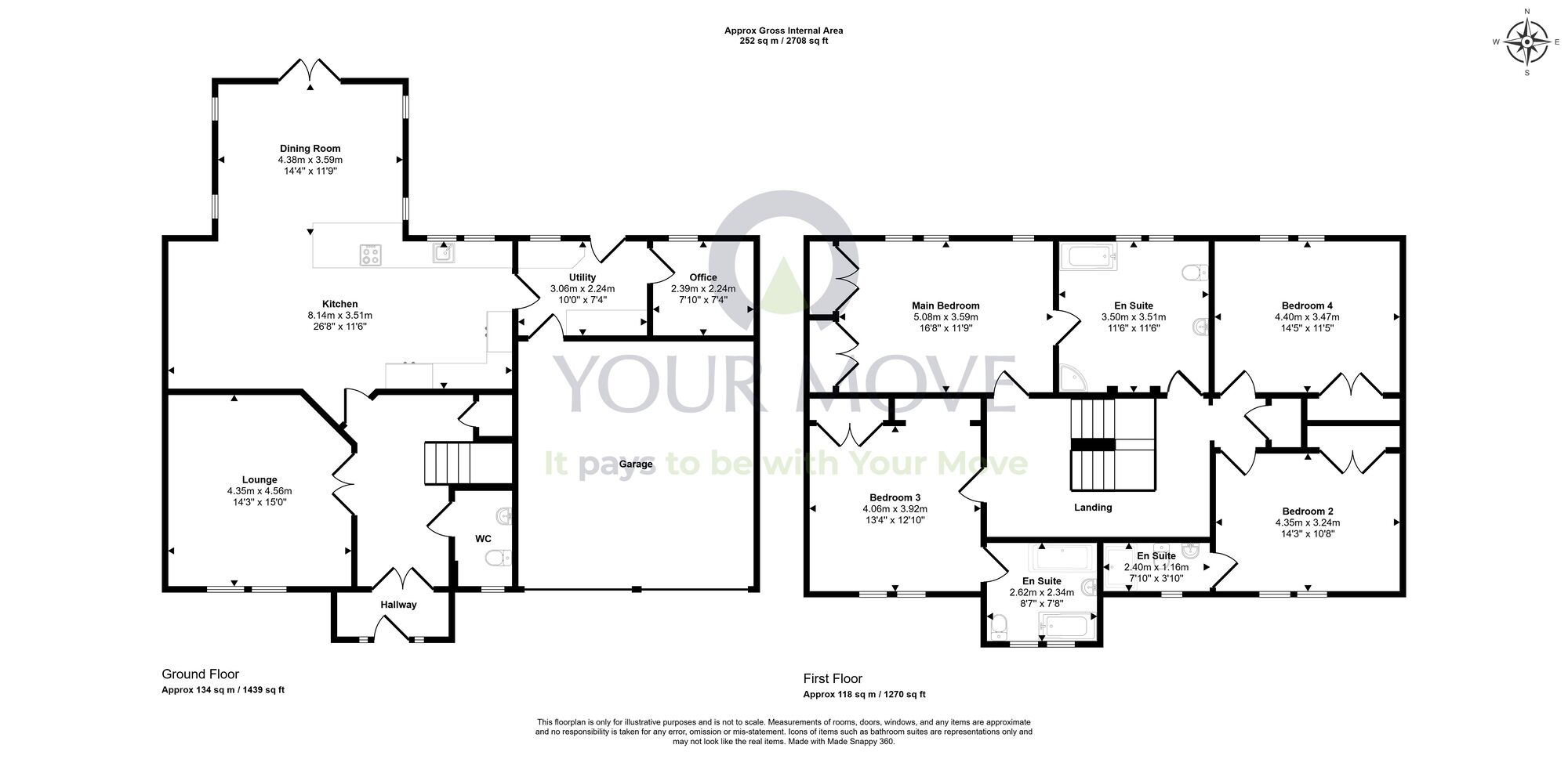Floorplan of 4 bedroom Detached House for sale, Leslie Mains, Leslie, Glenrothes, KY6
