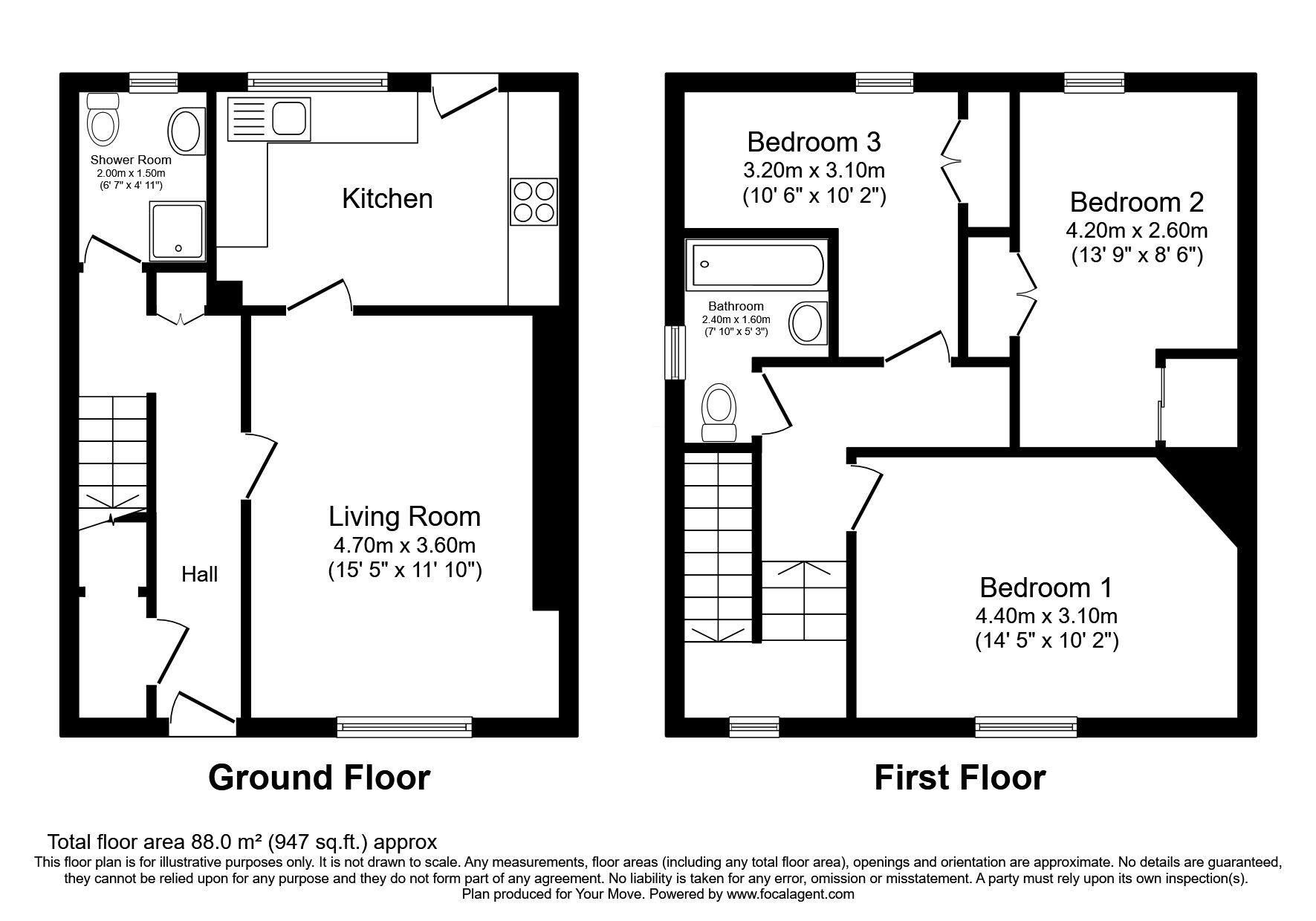 3 bedroom Mid Terrace House for sale, Spence Drive, Leslie, KY6 £125,000