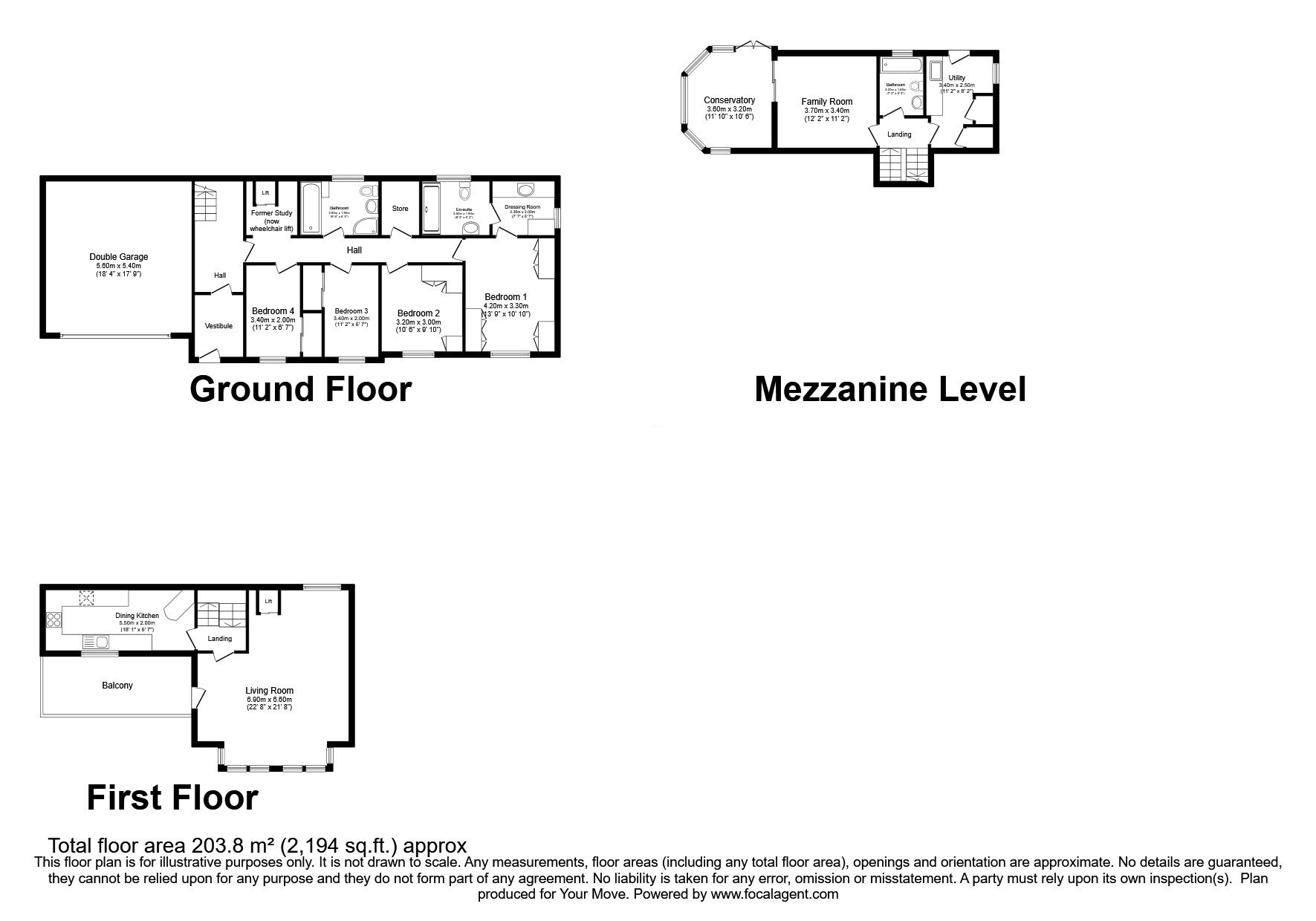 Floorplan of 4 bedroom Detached House for sale, Tweedsmuir Court, Glenrothes, KY6