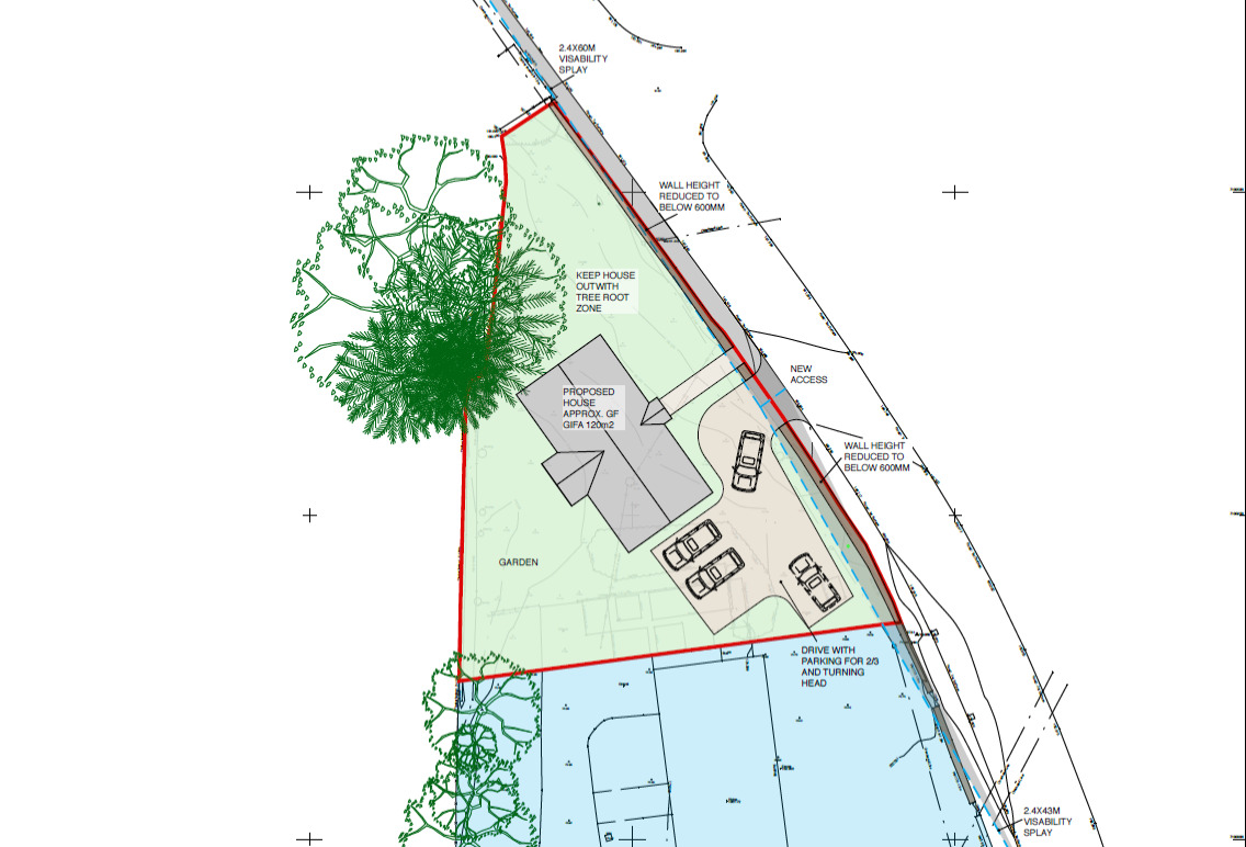 Floorplan of  Land/Plot for sale, Peat Inn, Cupar, Fife, KY15