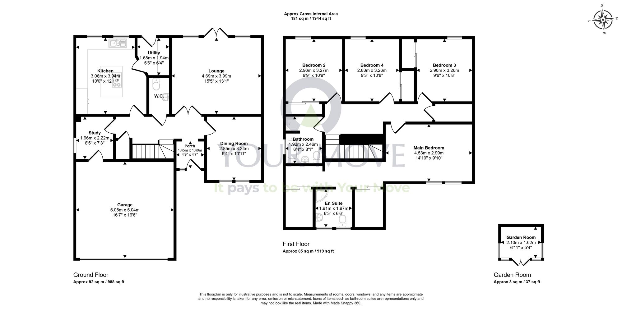 Floorplan of 5 bedroom Detached House for sale, Beechwood Avenue, Glenrothes, Fife, KY7