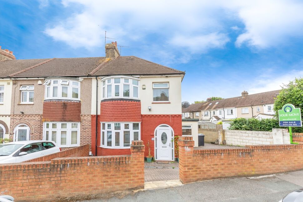 Main image of 3 bedroom End Terrace House for sale, Abbey Road, Gravesend, Kent, DA12