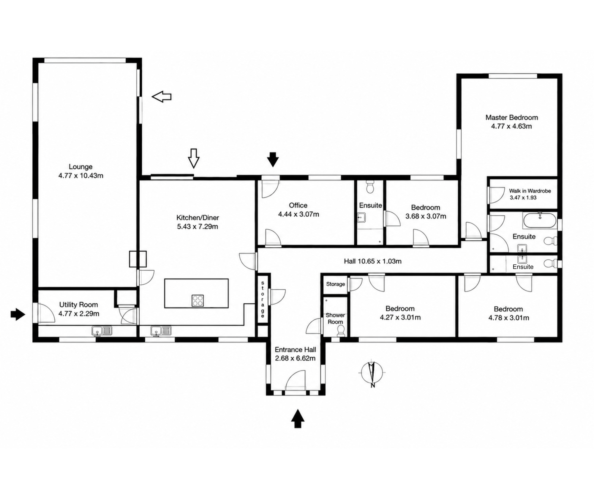 Floorplan of 5 bedroom Detached House for sale, East Kilbride, Glasgow, South Lanarkshire, G75