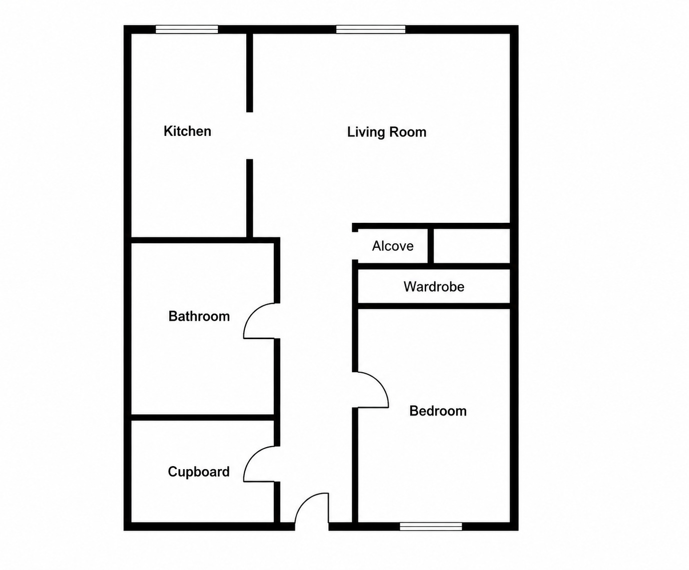 Floorplan of 1 bedroom Flat to rent, Mallard Crescent, East Kilbride, South Lanarkshire, G75