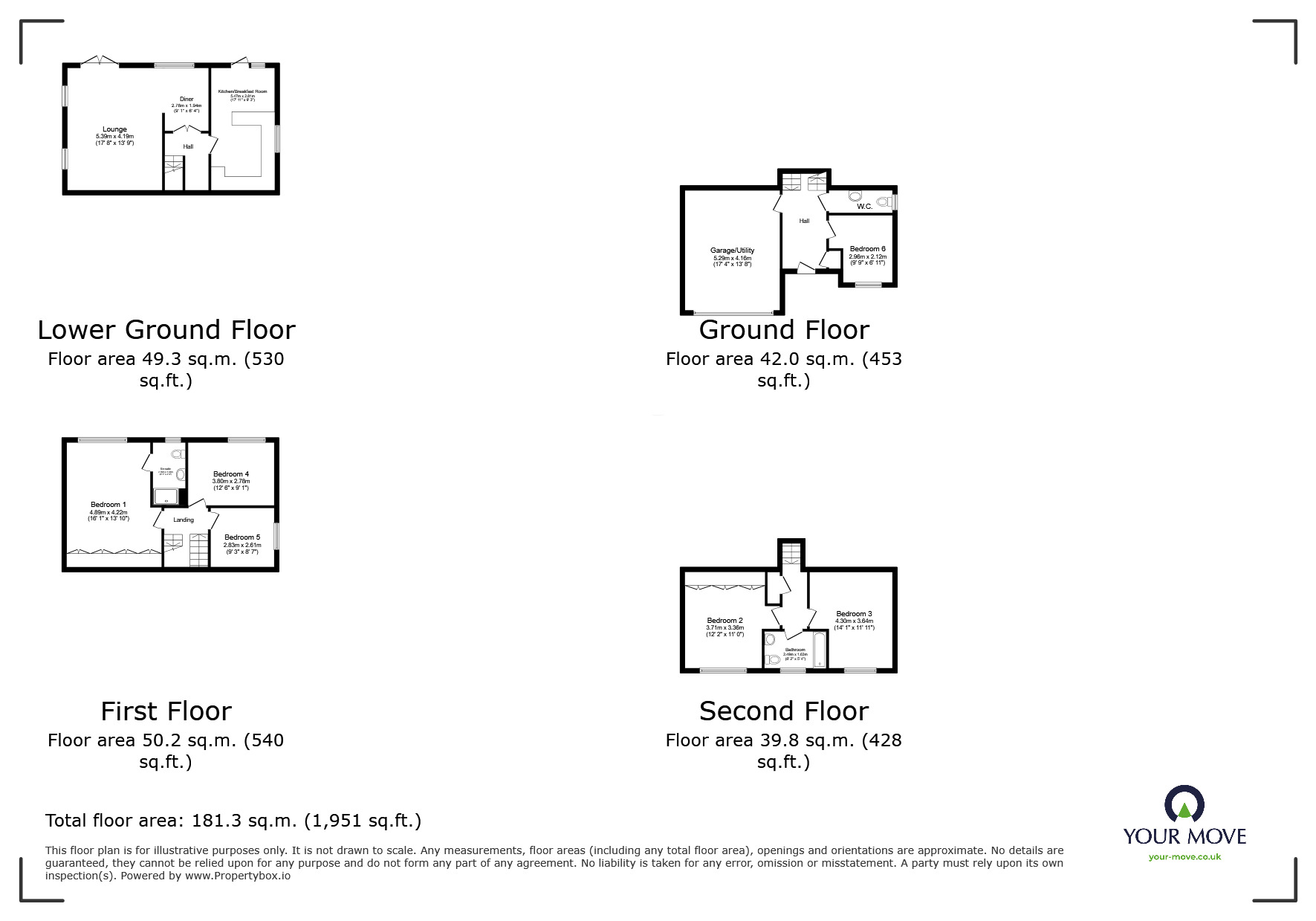 Floorplan of 5 bedroom Detached House for sale, Wittersham Rise, St. Leonards-on-Sea, East Sussex, TN38