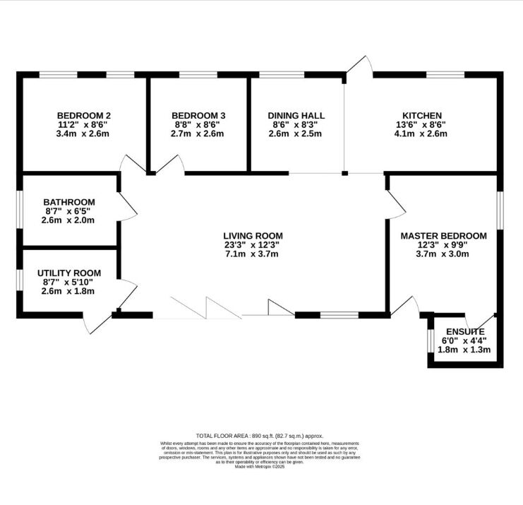 Floorplan of 3 bedroom Detached House to rent, Main Road, Westfield, East Sussex, TN35