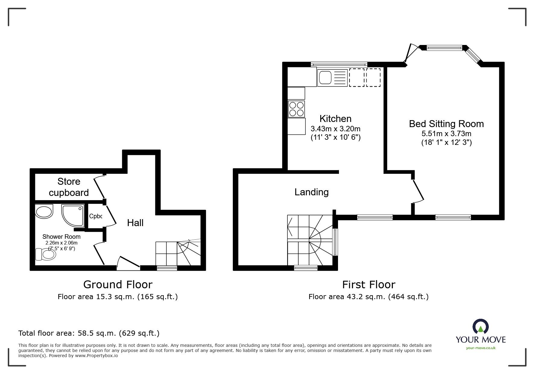 Floorplan of 1 bedroom  Room to rent, Winchelsea Road, Guestling, East Sussex, TN35