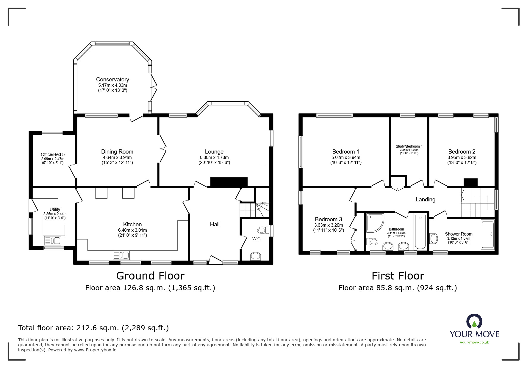 Floorplan of 5 bedroom Detached House for sale, Branksome Road, St. Leonards-on-Sea, East Sussex, TN38