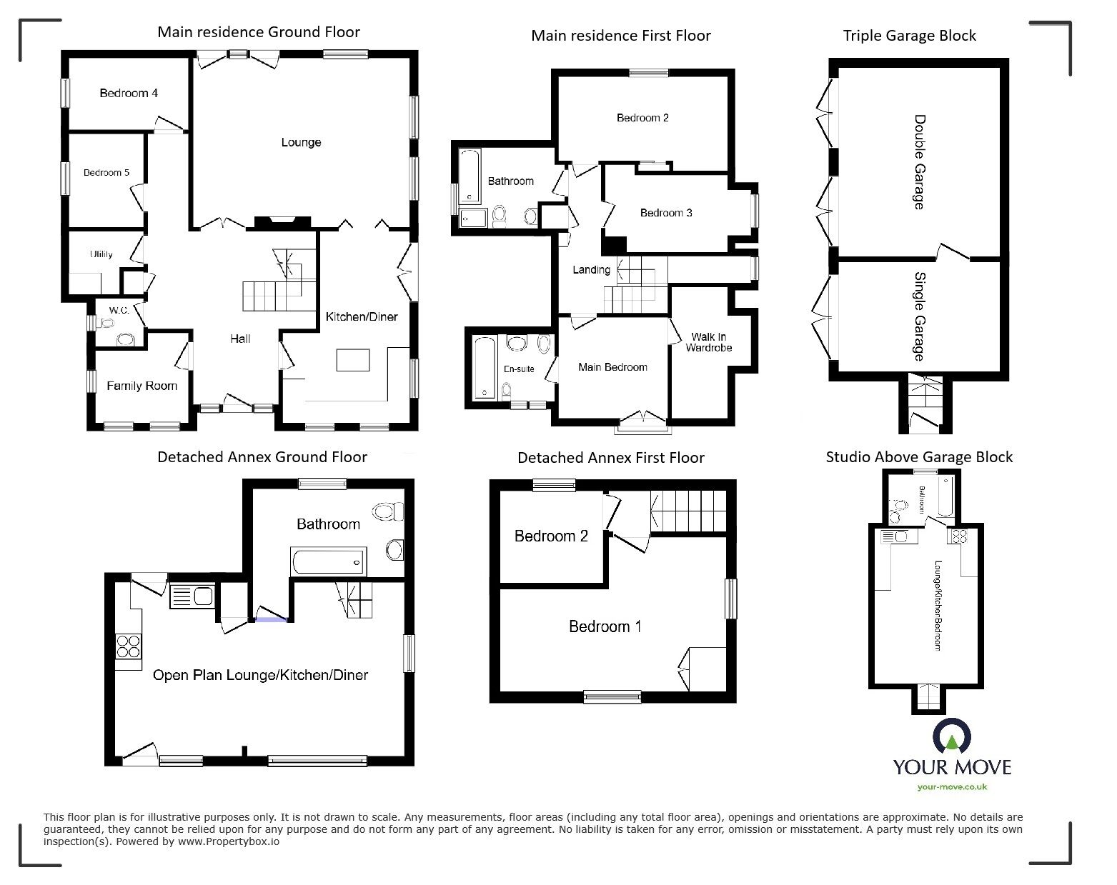 Floorplan of 7 bedroom Detached House for sale, Pannel Lane, Pett, East Sussex, TN35