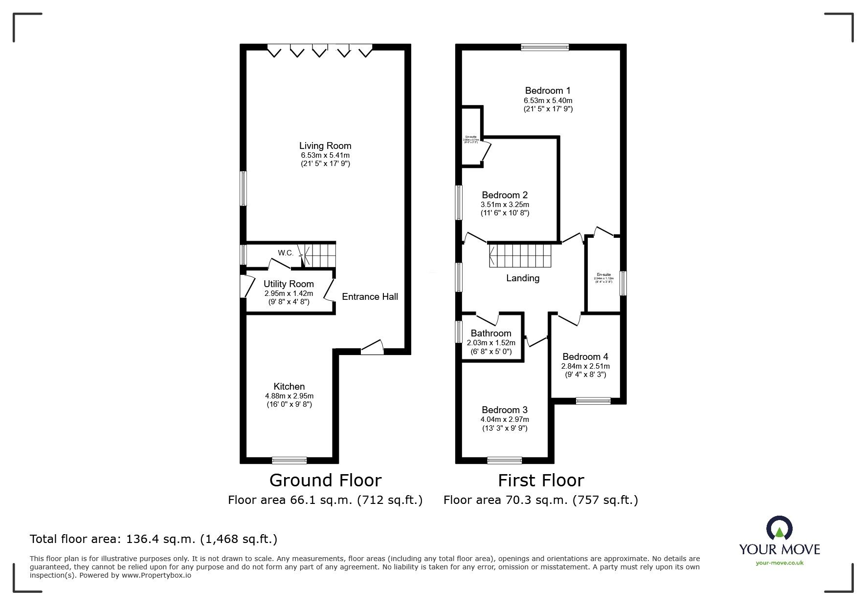 Floorplan of 4 bedroom Detached House to rent, Kensington Close, St. Leonards-on-Sea, East Sussex, TN38