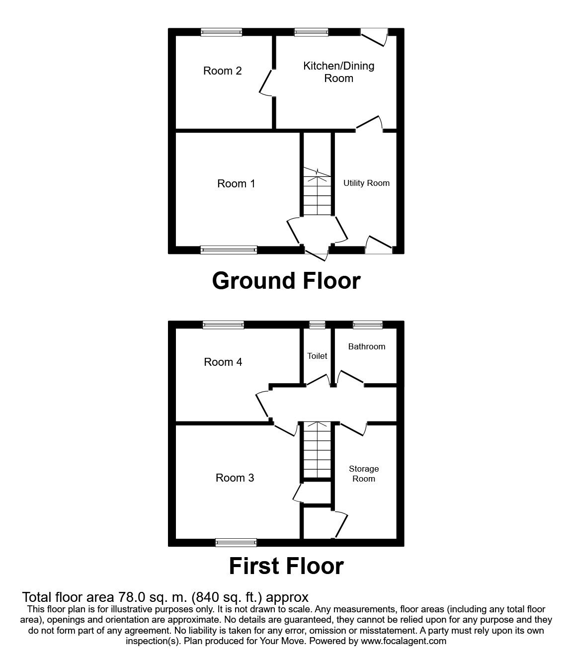 Floorplan of 1 bedroom Mid Terrace Room to rent, Pudding Lane, Hemel Hempstead, Hertfordshire, HP1