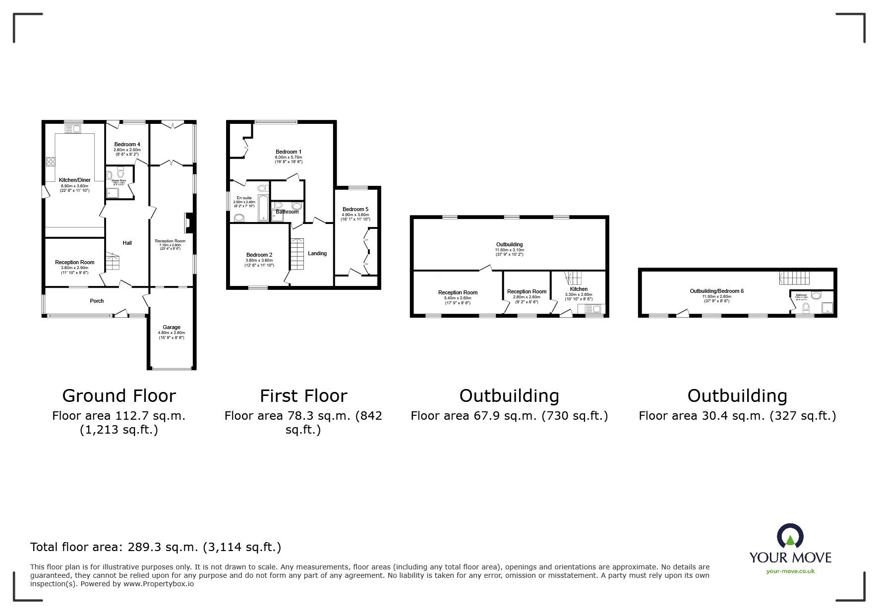Floorplan of 4 bedroom Detached House for sale, Redbourn Road, Hemel Hempstead, Hertfordshire, HP2