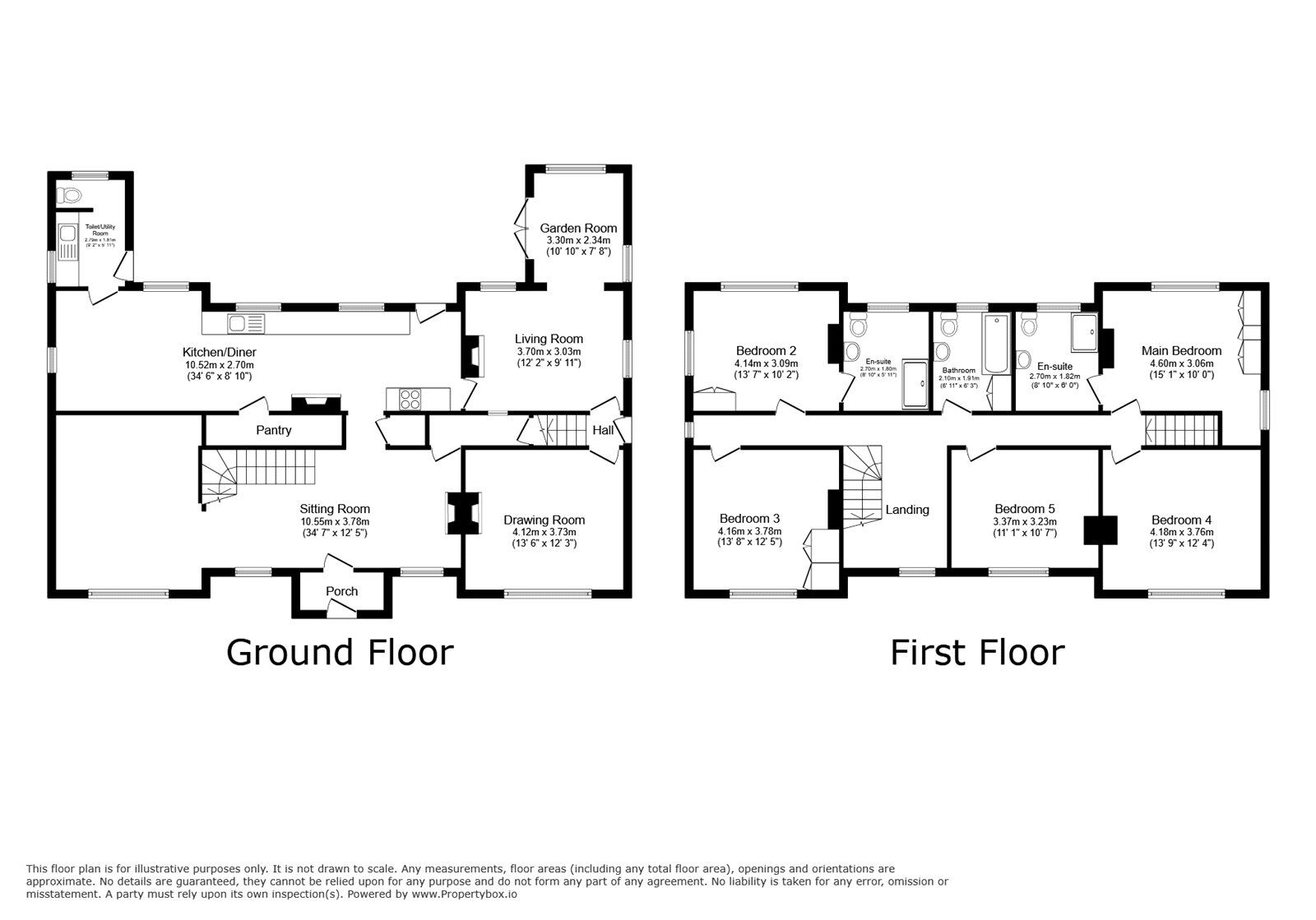 Floorplan of 5 bedroom Detached House to rent, Main Street, Cadeby, Leicestershire, CV13