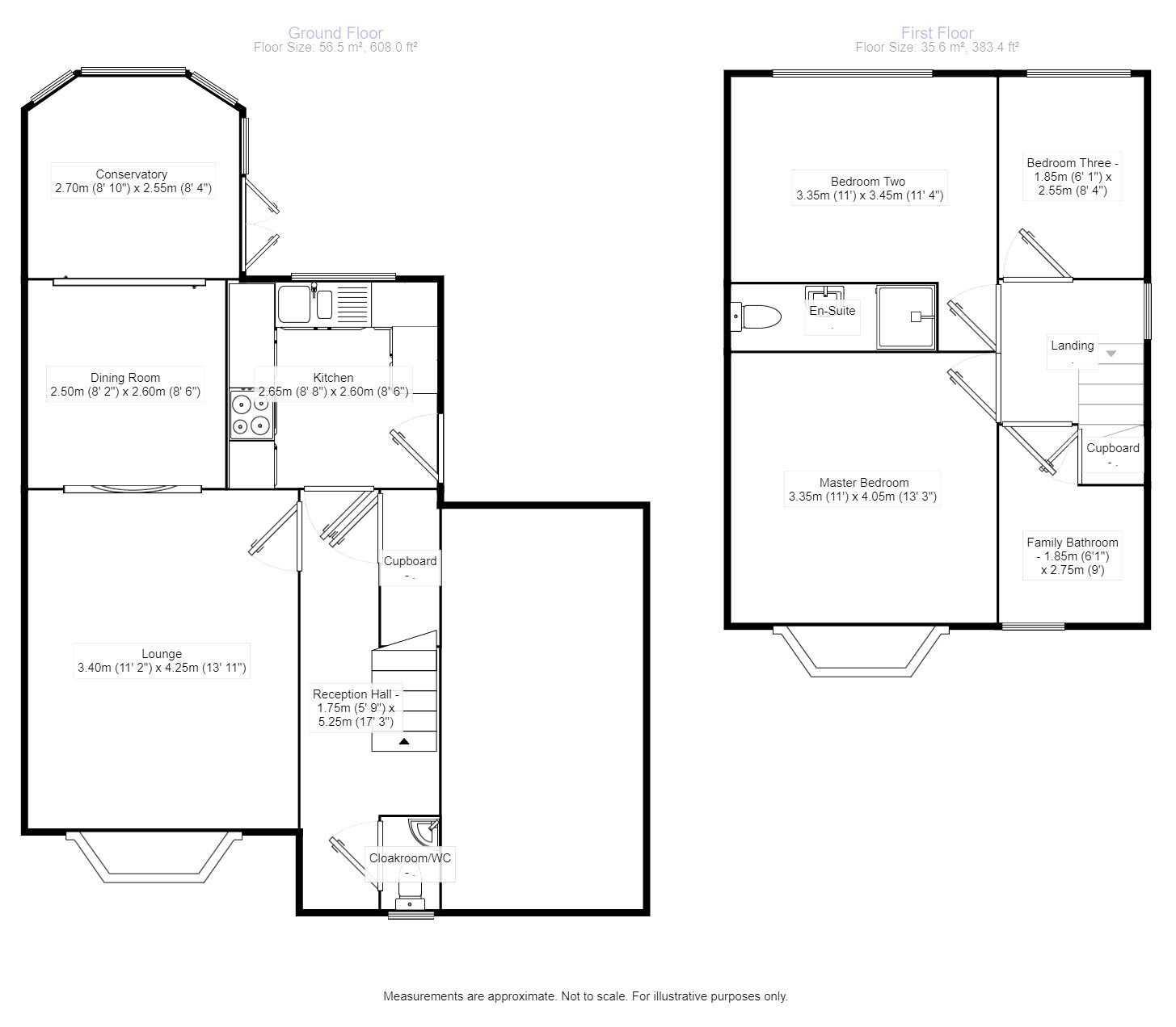 Floorplan of 3 bedroom Detached House for sale, Lossiemouth Road, Hinckley, Leicestershire, LE10