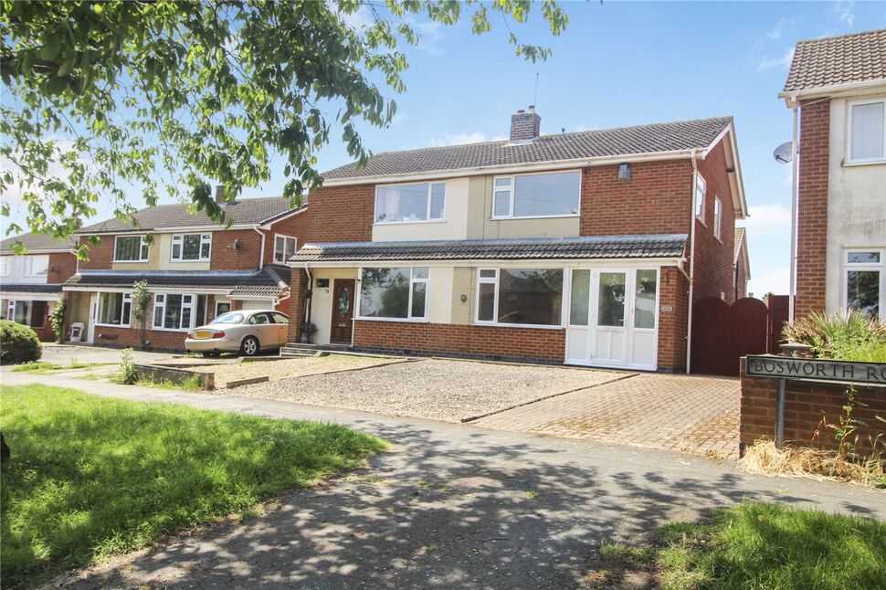 Main image of 3 bedroom Semi Detached House for sale, Bosworth Road, Barlestone, Leicestershire, CV13