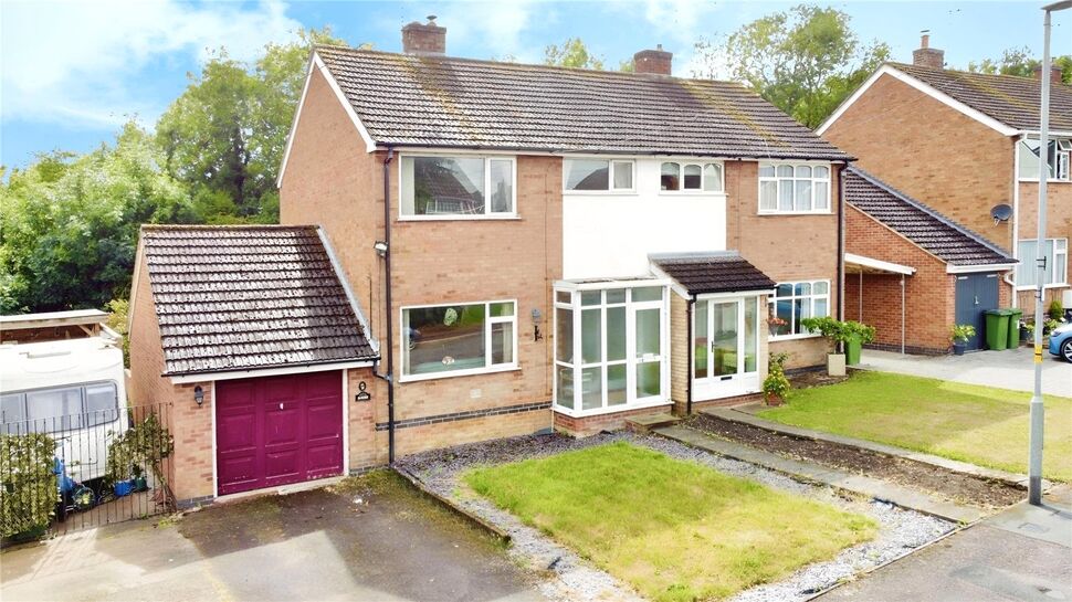 Main image of 3 bedroom Semi Detached House for sale, Johnson Rise, Stoney Stanton, Leicestershire, LE9