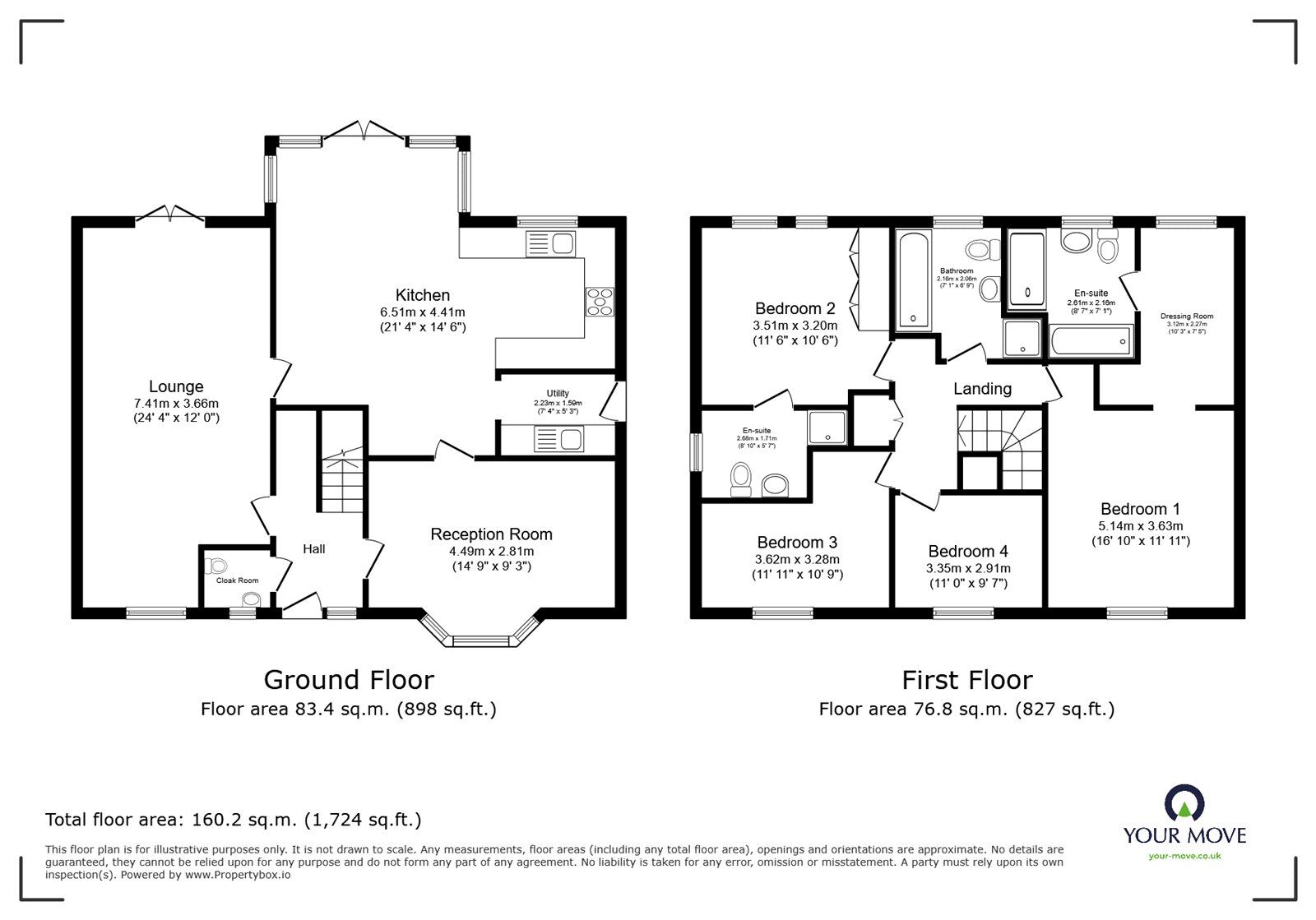 Floorplan of 4 bedroom Detached House for sale, Sunloch Close, Burbage, Leicestershire, LE10