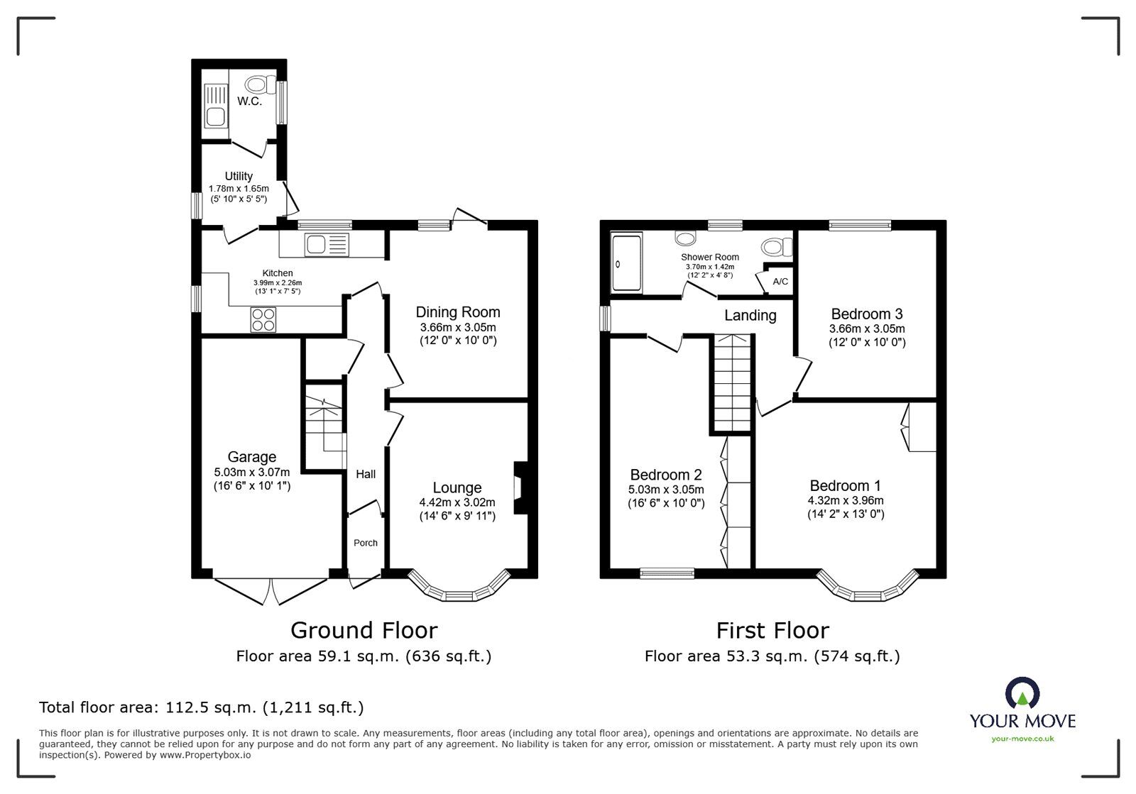 Floorplan of 3 bedroom Detached House for sale, Elmesthorpe Lane, Earl Shilton, Leicestershire, LE9