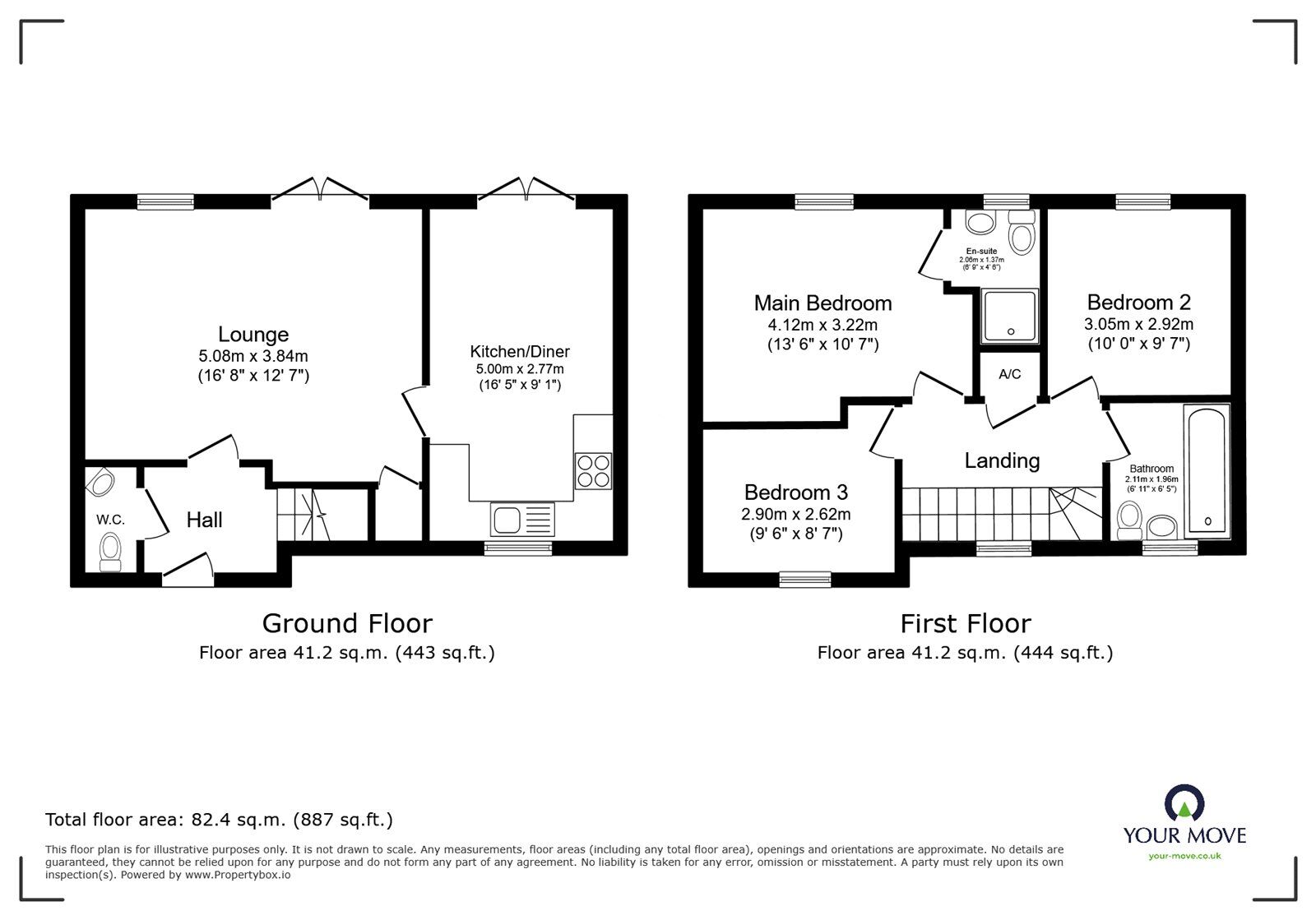 Floorplan of 3 bedroom Detached House for sale, Wright Road, Stoney Stanton, Leicestershire, LE9