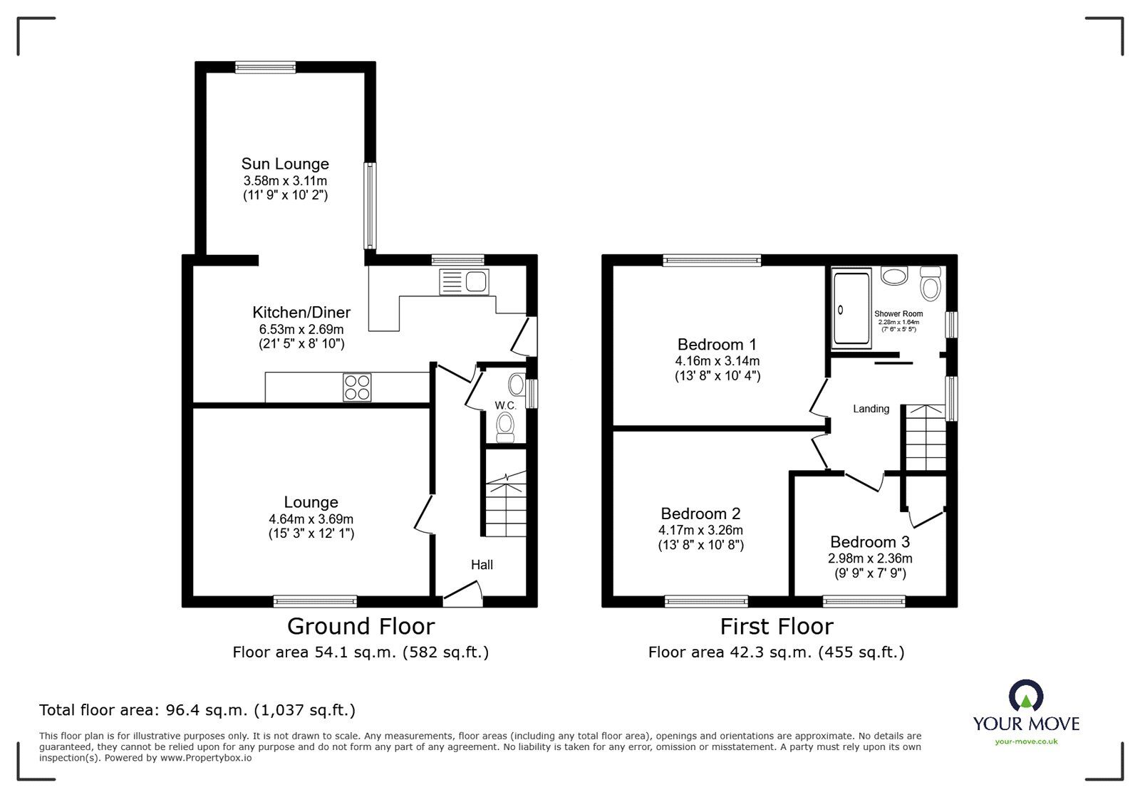 Floorplan of 3 bedroom Semi Detached House for sale, St. Marys Avenue, Barwell, Leicestershire, LE9