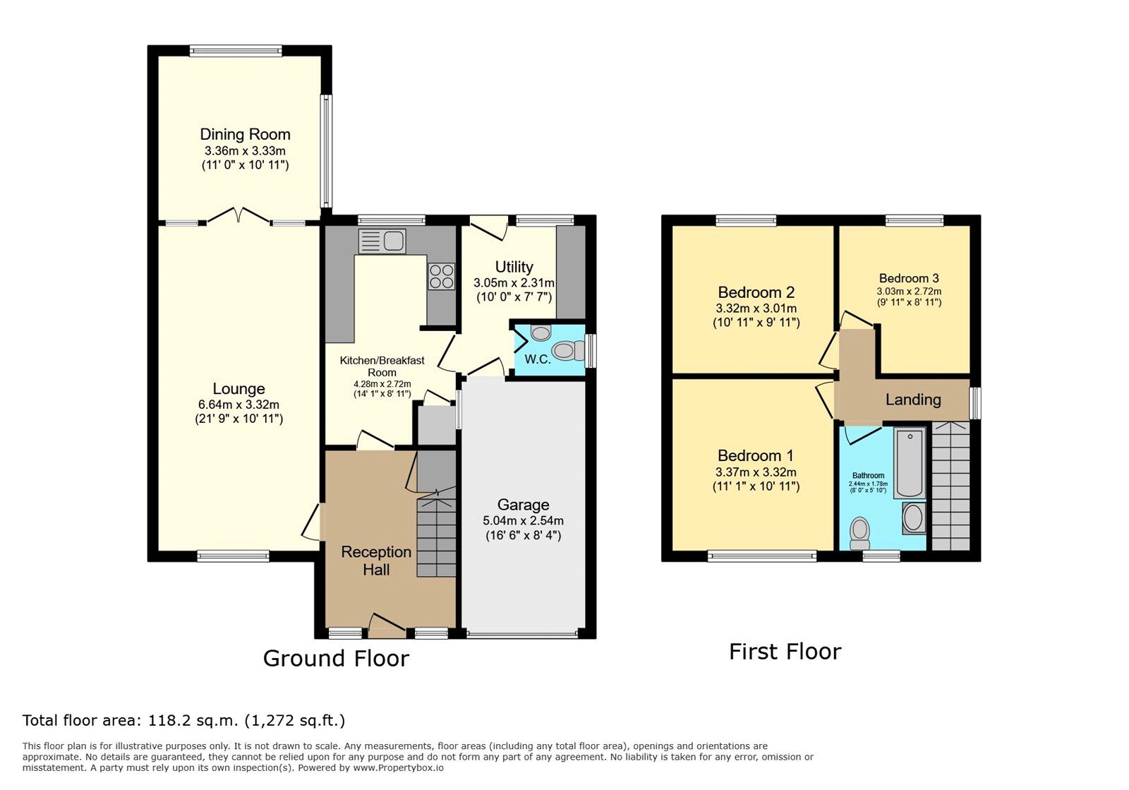 Floorplan of 3 bedroom Detached House for sale, Arnolds Crescent, Newbold Verdon, Leicestershire, LE9