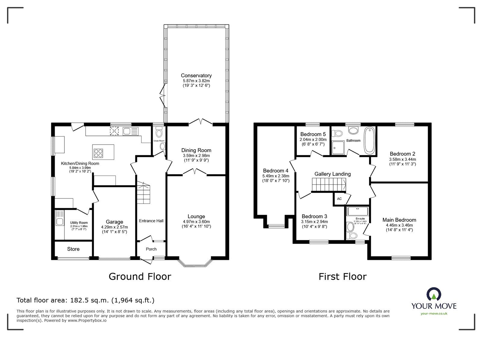 Floorplan of 5 bedroom Detached House for sale, Woodland Road, Hinckley, Leicestershire, LE10