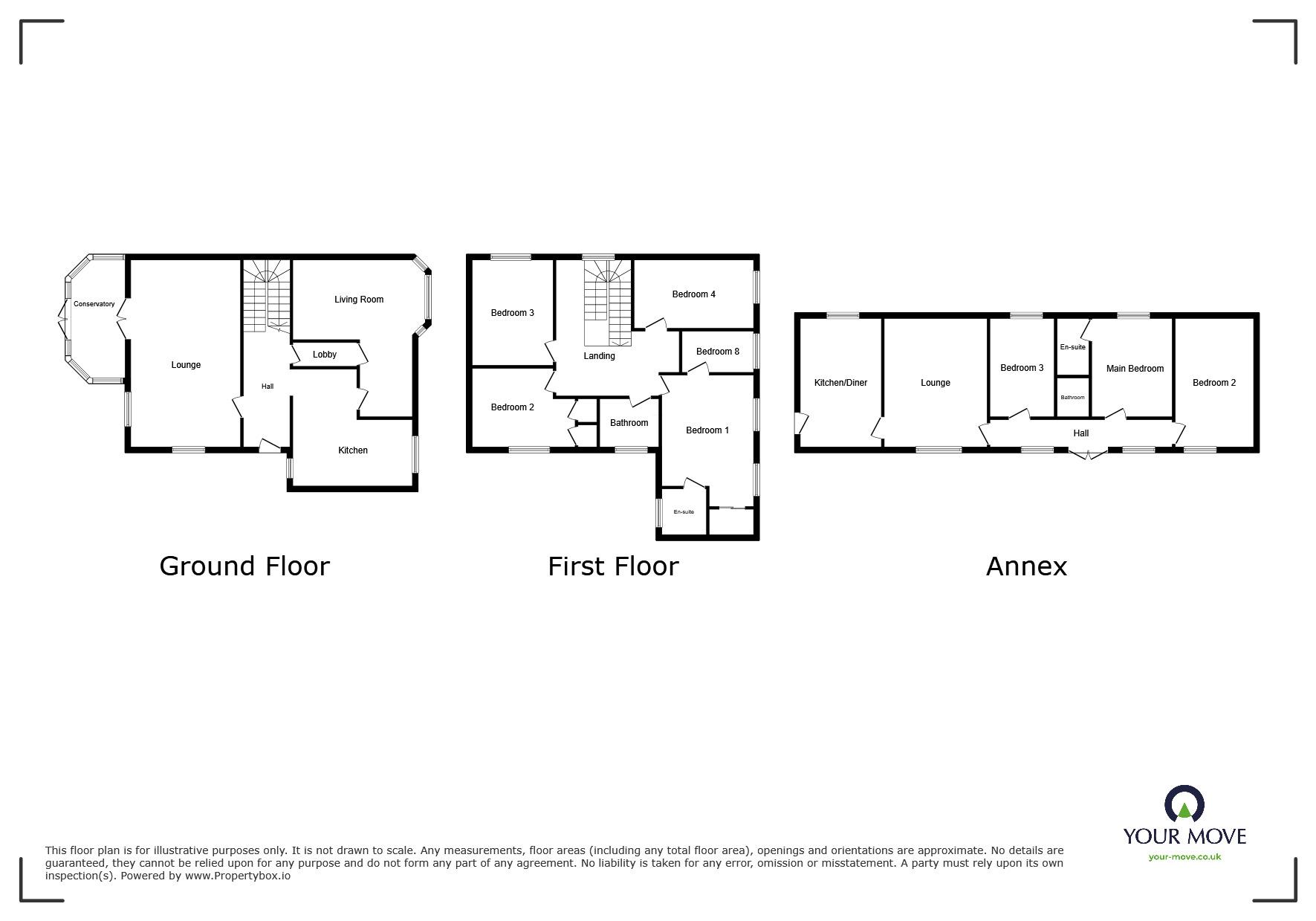 Floorplan of 5 bedroom Detached House for sale, Norton Road, Stotfold, Bedfordshire, SG5