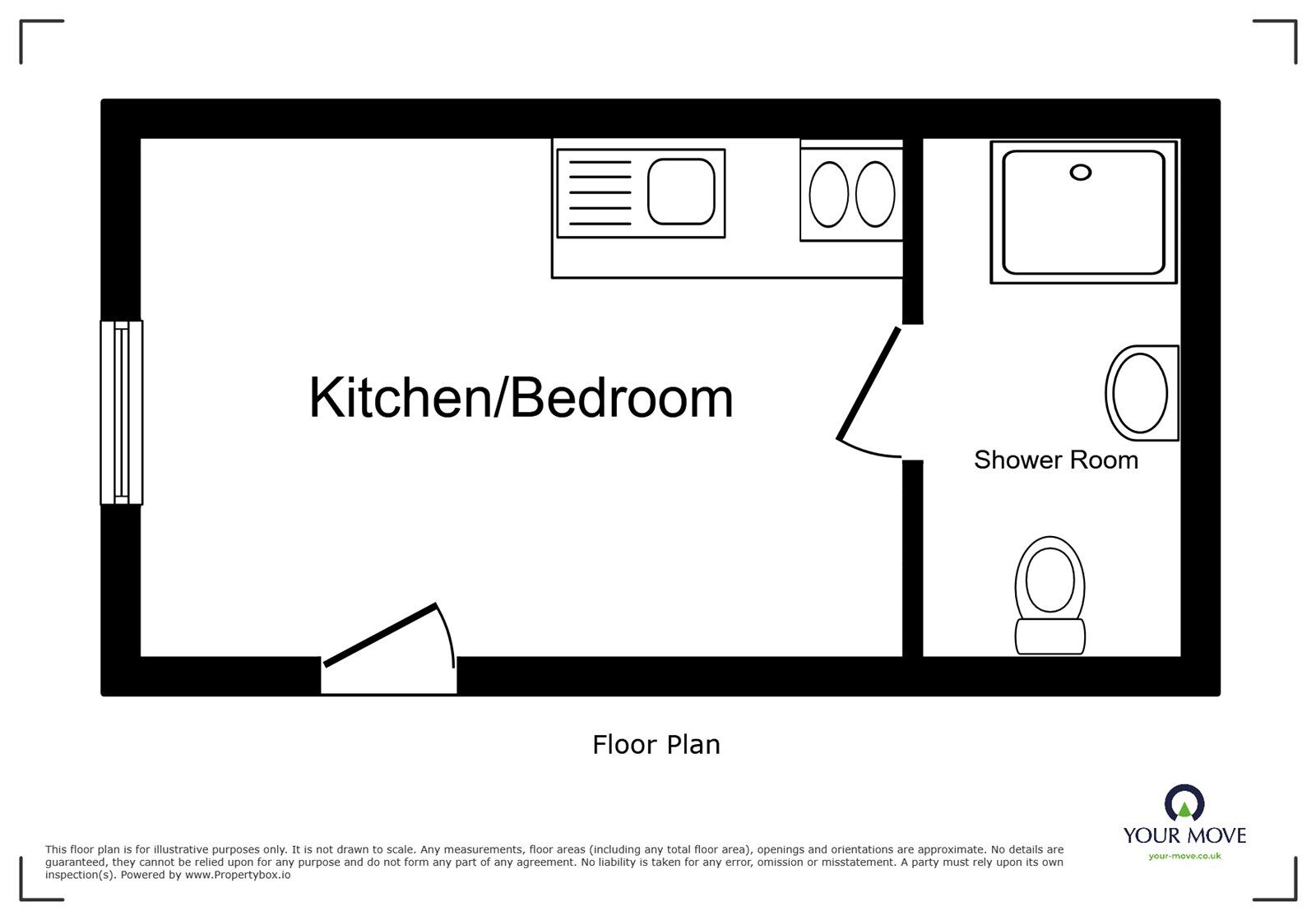 Floorplan of Mid Terrace Room to rent, Ripon Road, Stevenage, Hertfordshire, SG1