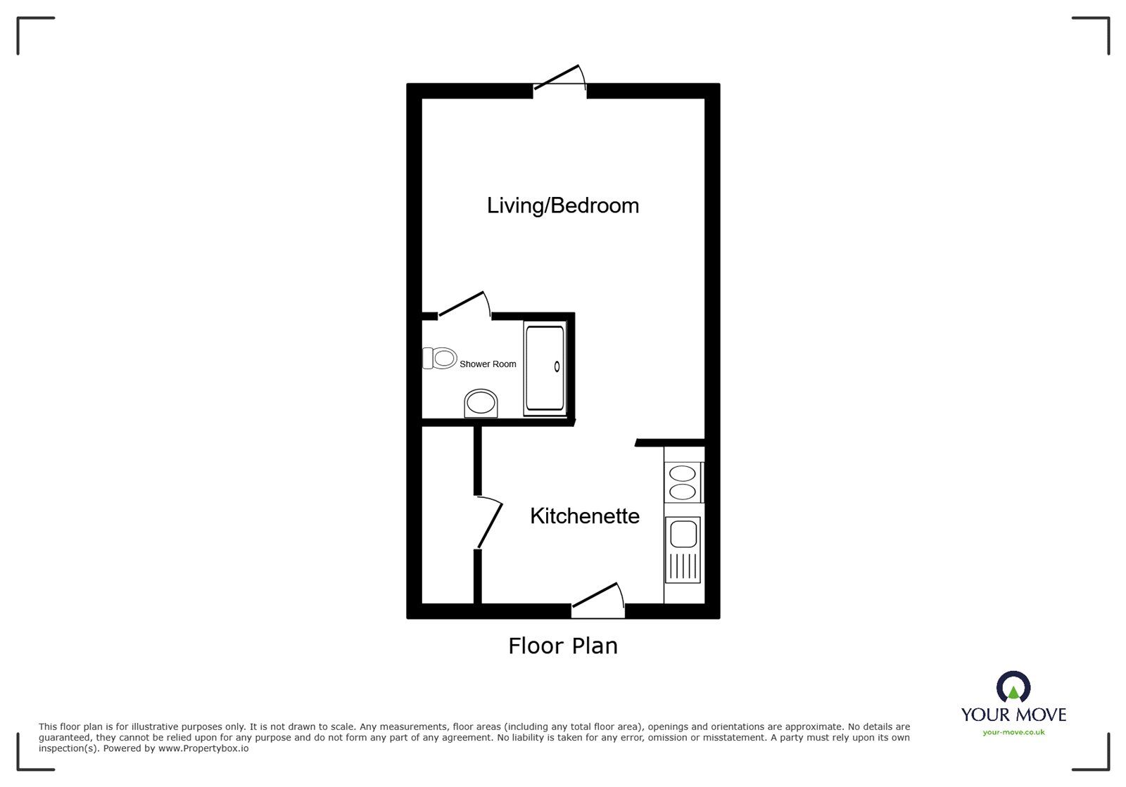 Floorplan of 1 bedroom Room to rent, Ripon Road, Stevenage, Hertfordshire, SG1