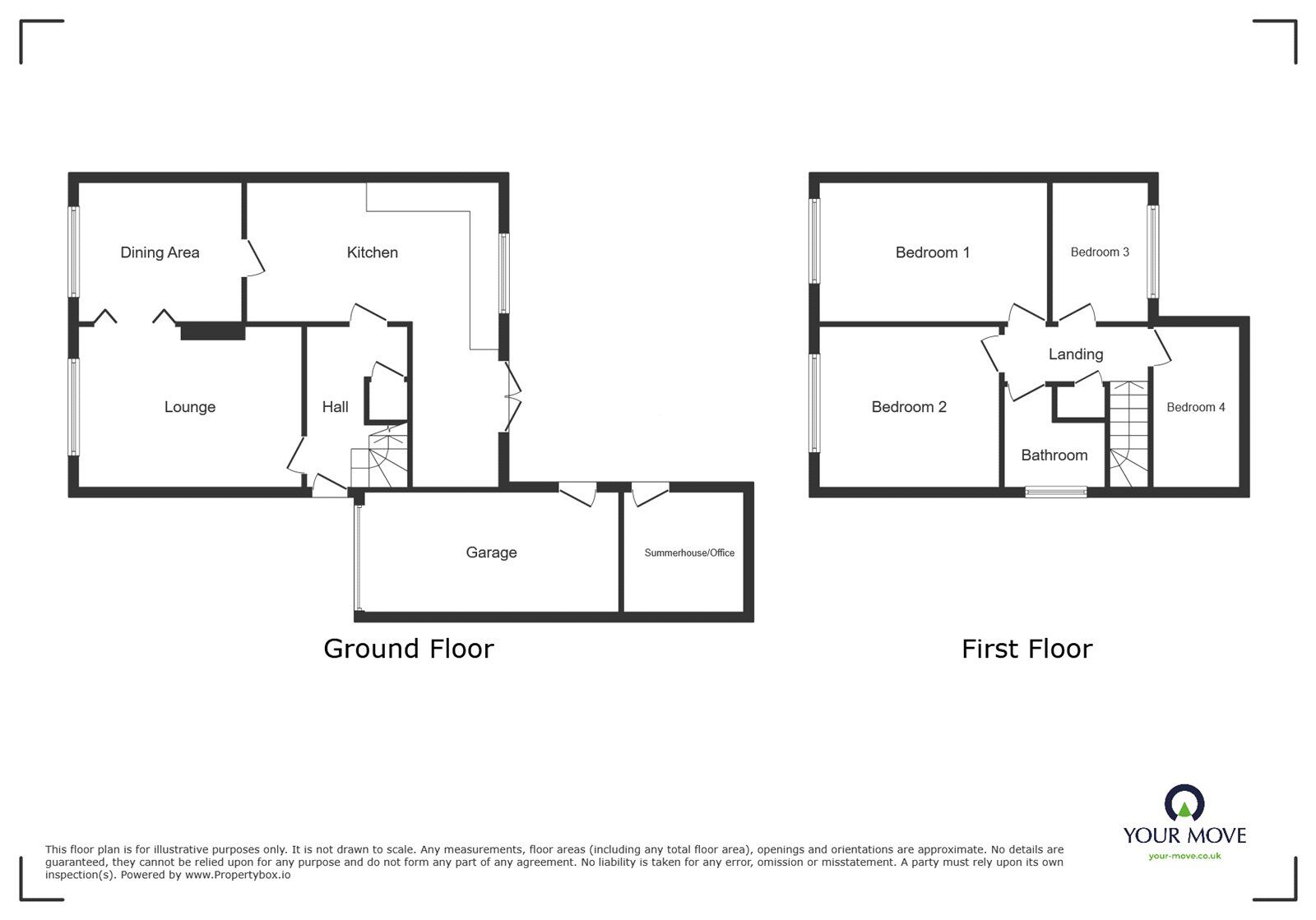 Floorplan of 4 bedroom Semi Detached House to rent, Wellingham Avenue, Hitchin, Hertfordshire, SG5