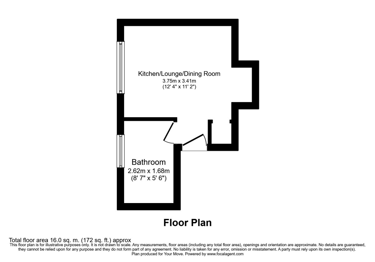 Floorplan of Property to rent, Shephall Way, Stevenage, Hertfordshire, SG2