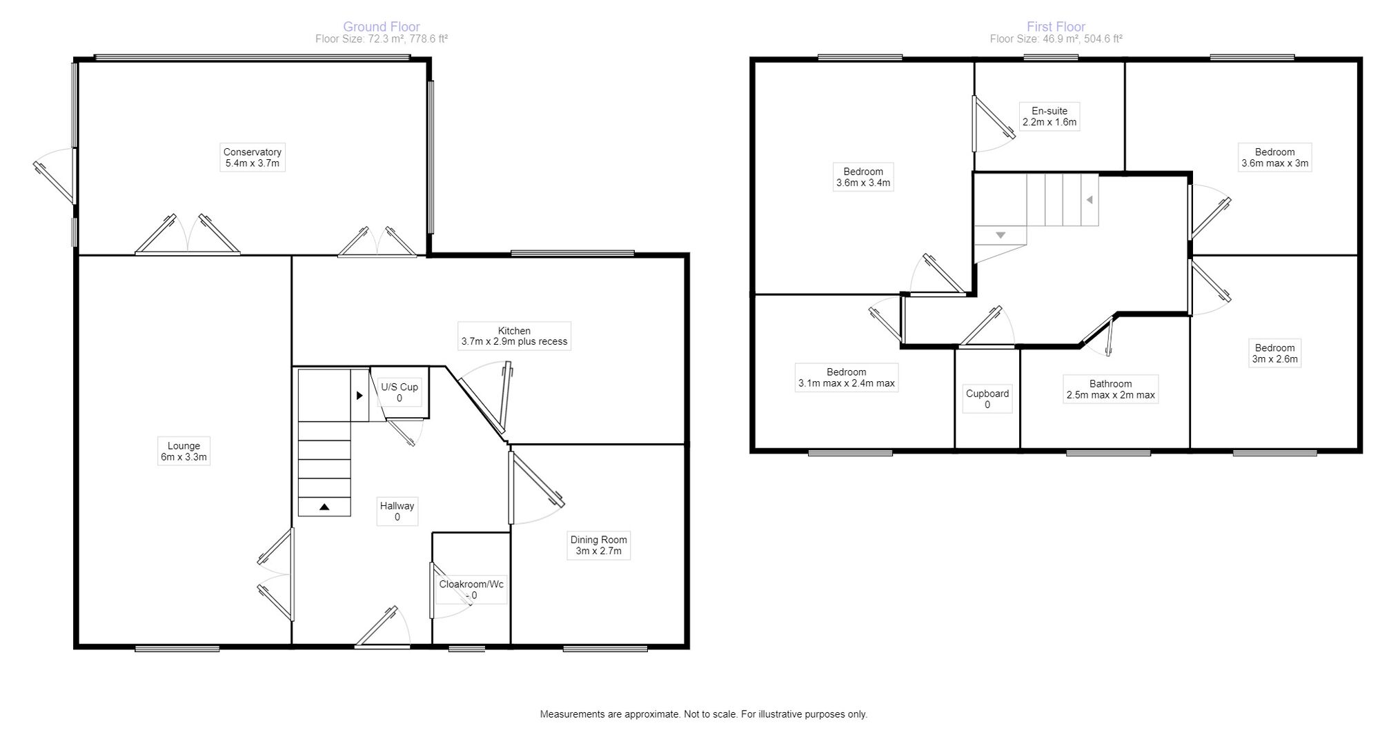 Floorplan of 4 bedroom Detached House for sale, Gamelan Walk, Hoo, Kent, ME3