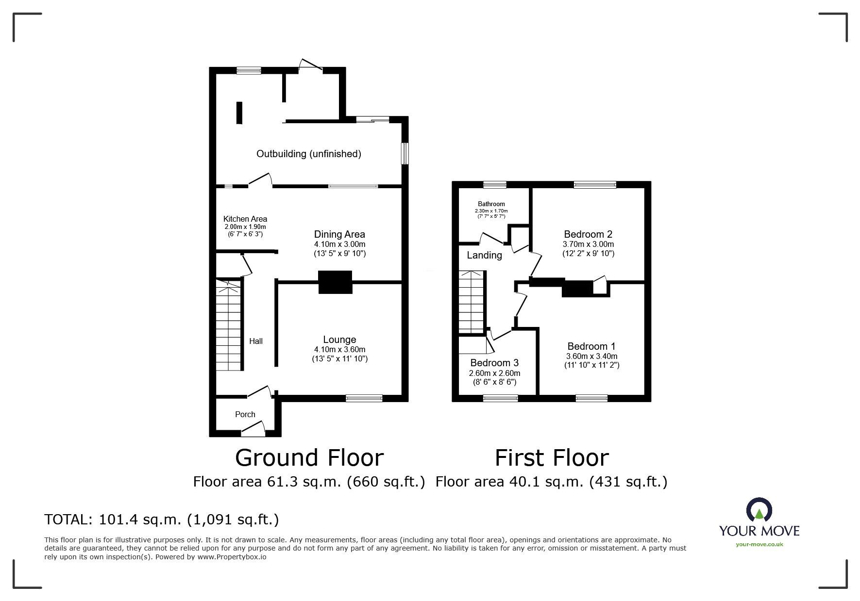 Floorplan of 3 bedroom Semi Detached House for sale, All Saints Road, Allhallows, Kent, ME3