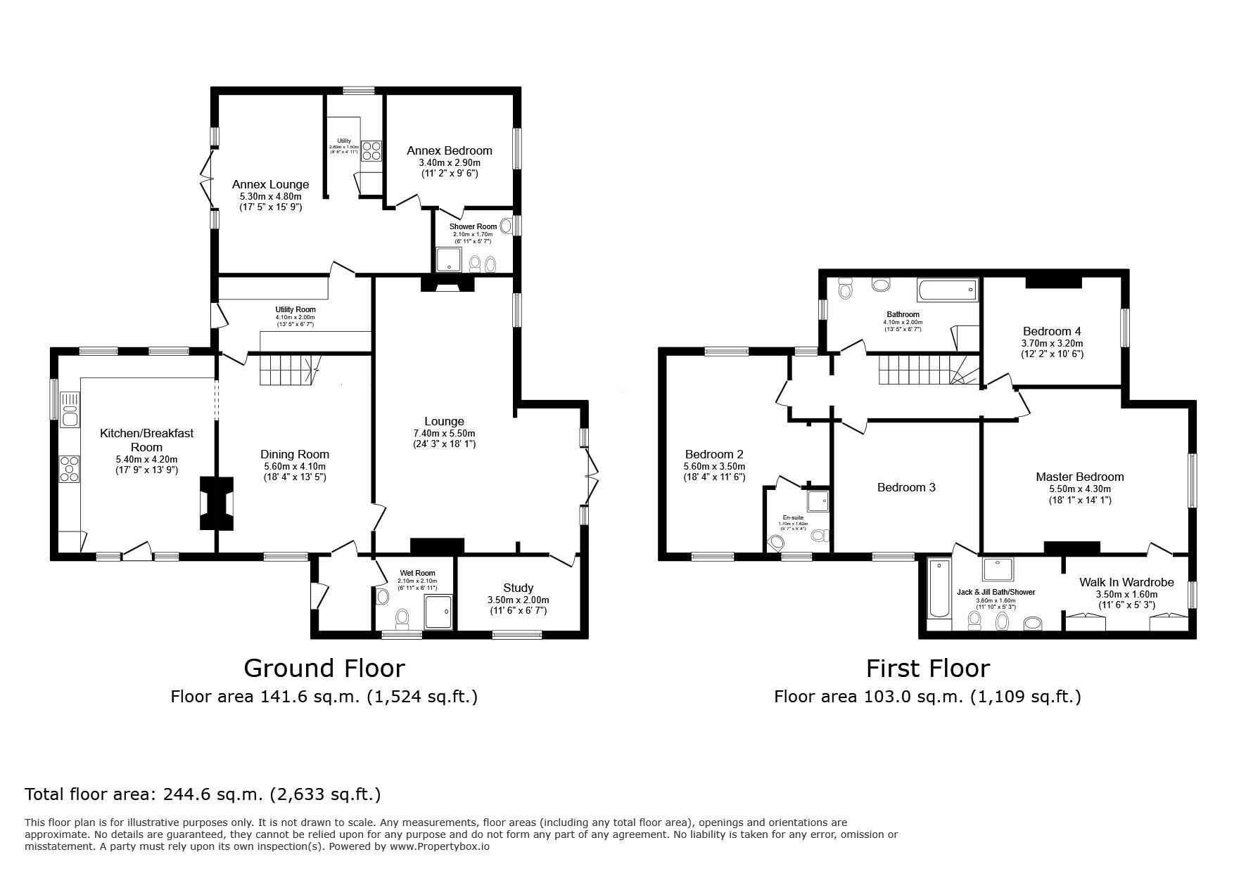 Floorplan of 5 bedroom Detached House for sale, Dux Court Road, Hoo, Kent, ME3