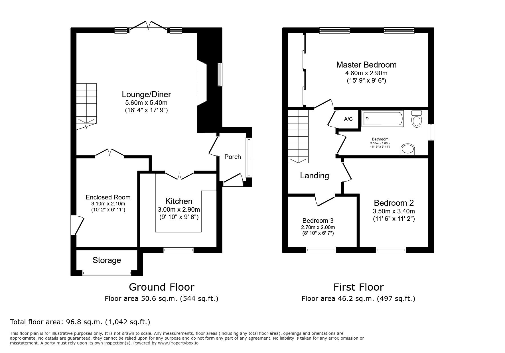 Floorplan of 3 bedroom Semi Detached House for sale, Avery Close, Allhallows, Kent, ME3