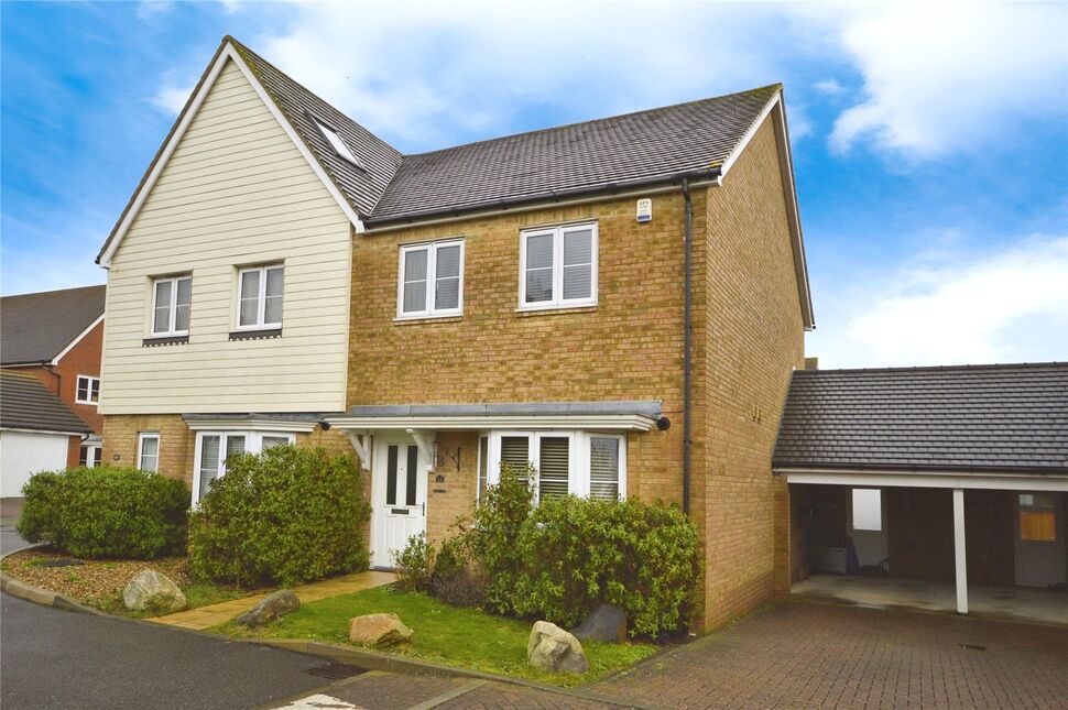 Main image of 3 bedroom Semi Detached House for sale, Clayhill Gardens, Hoo, Kent, ME3