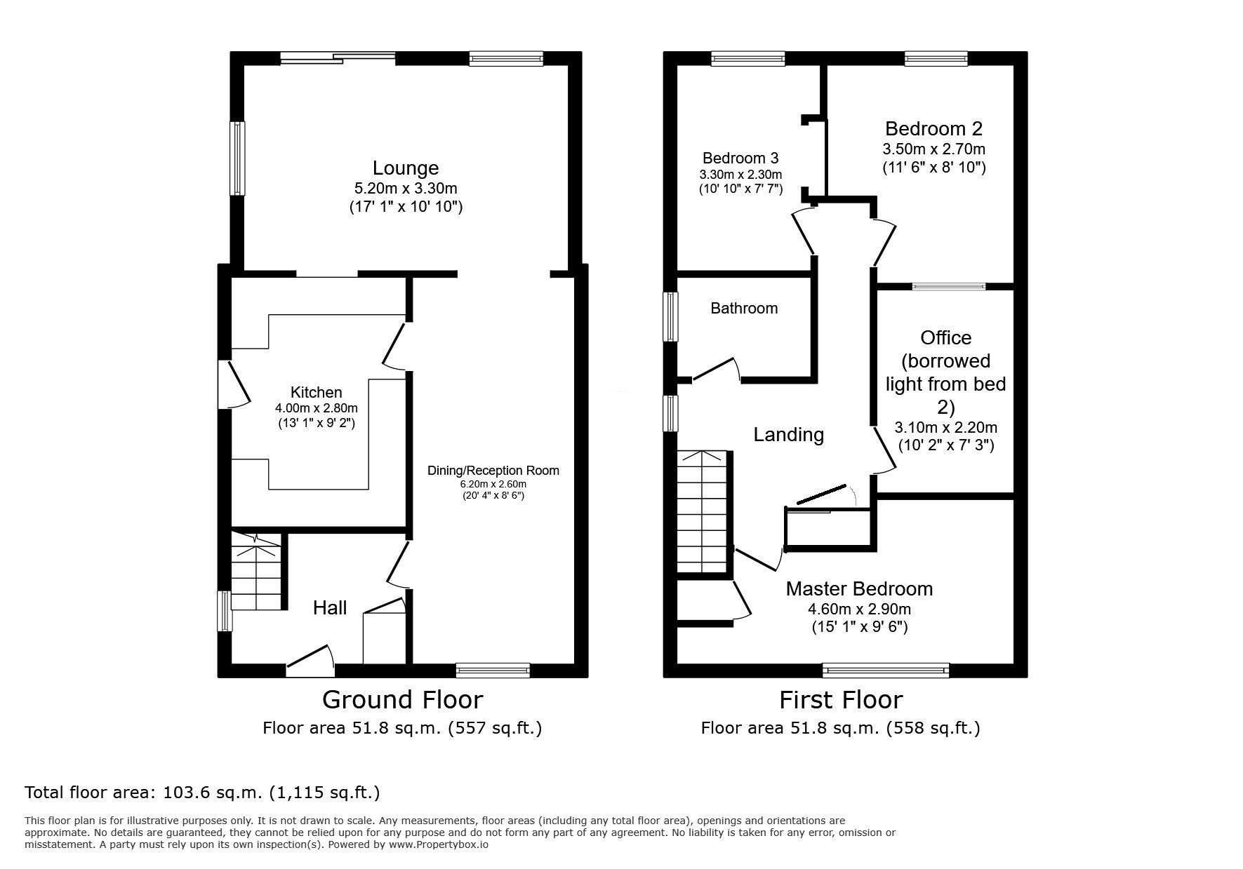 Floorplan of 3 bedroom Semi Detached House for sale, Aveling Close, Hoo, Kent, ME3