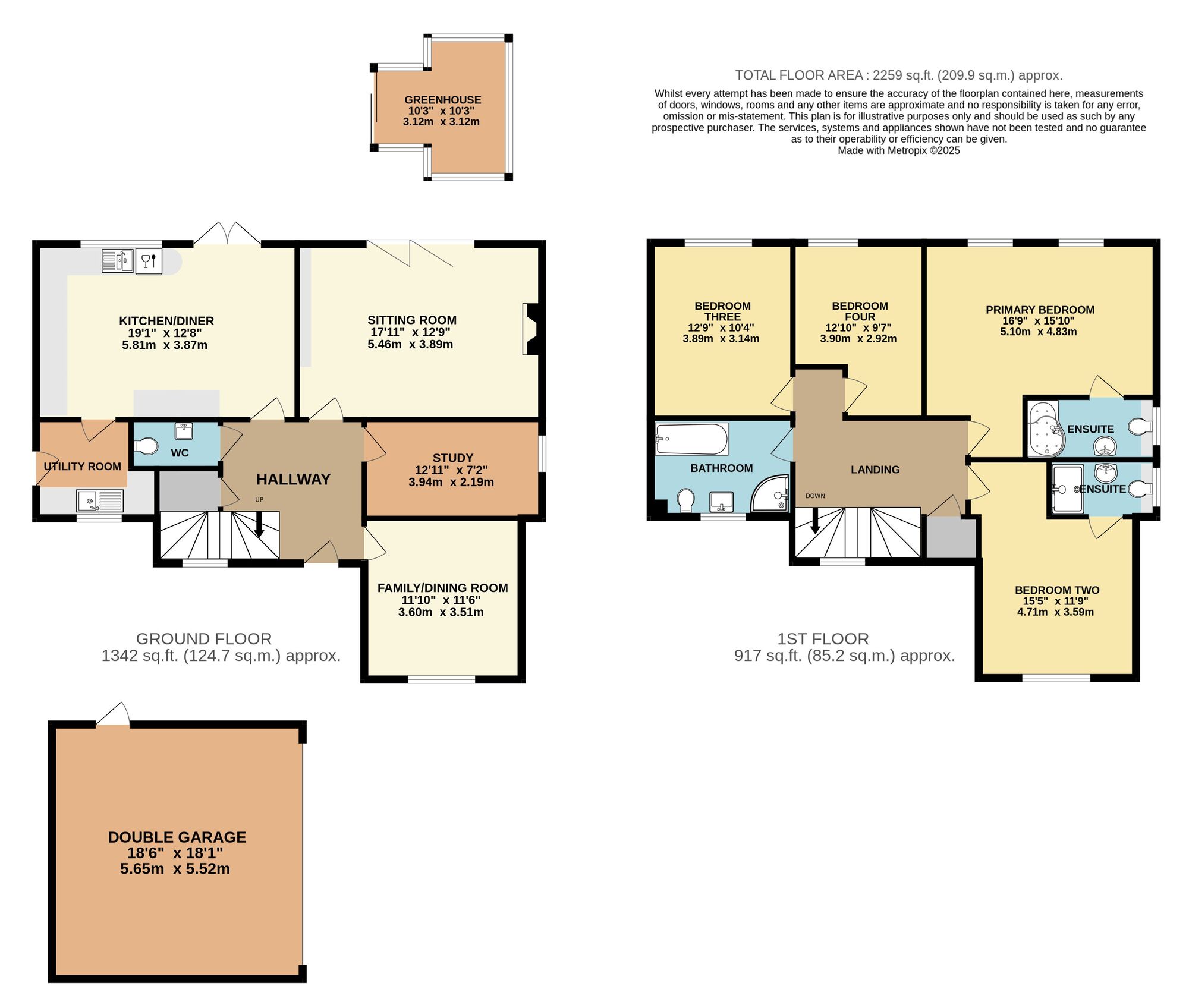 Floorplan of 4 bedroom Detached House for sale, Vicarage Road, Wingfield, Suffolk, IP21