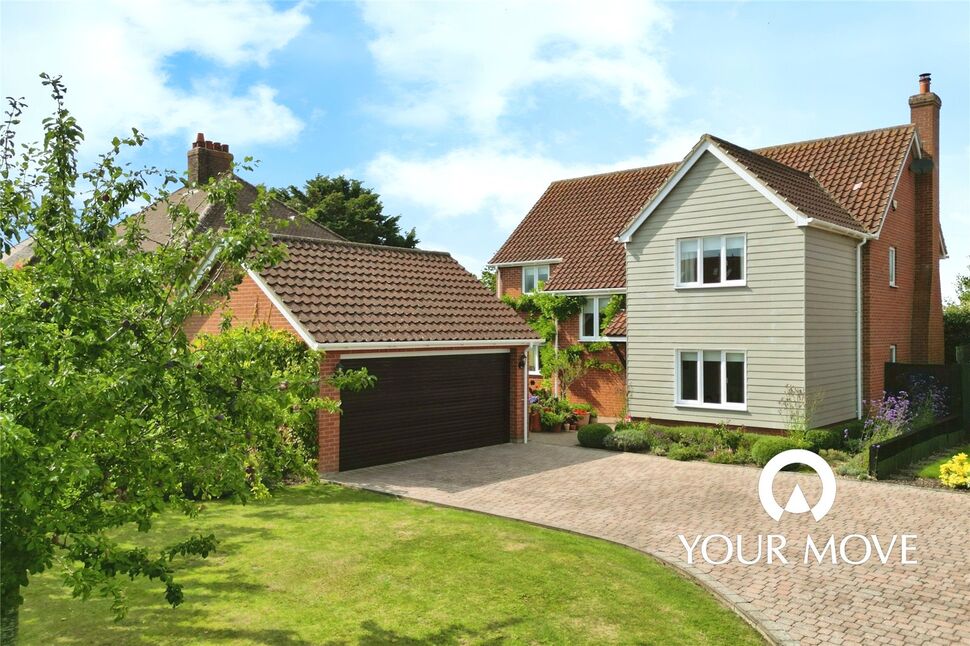 Main image of 4 bedroom Detached House for sale, Vicarage Road, Wingfield, Suffolk, IP21