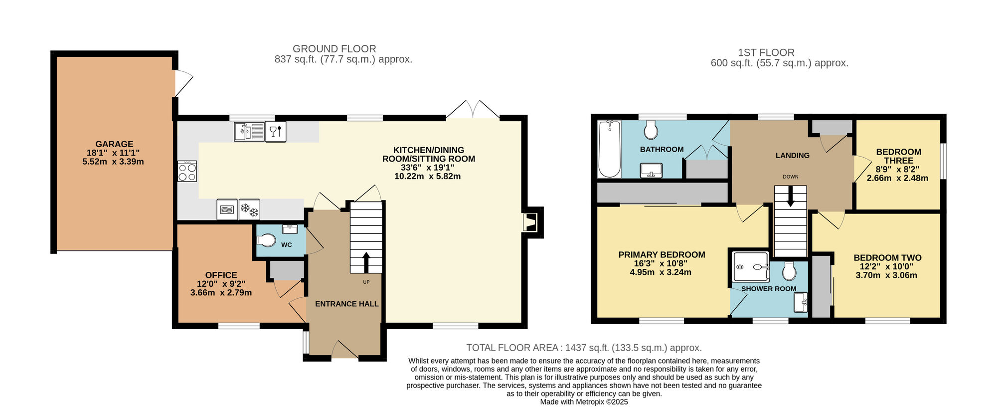 Floorplan of 3 bedroom Detached House for sale, Copperfield Court, Pulham Market, Norfolk, IP21