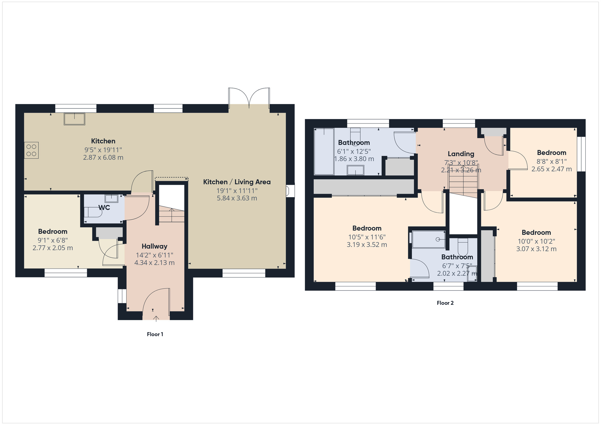 Floorplan of 4 bedroom Detached House for sale, Copperfield Court, Pulham Market, Norfolk, IP21