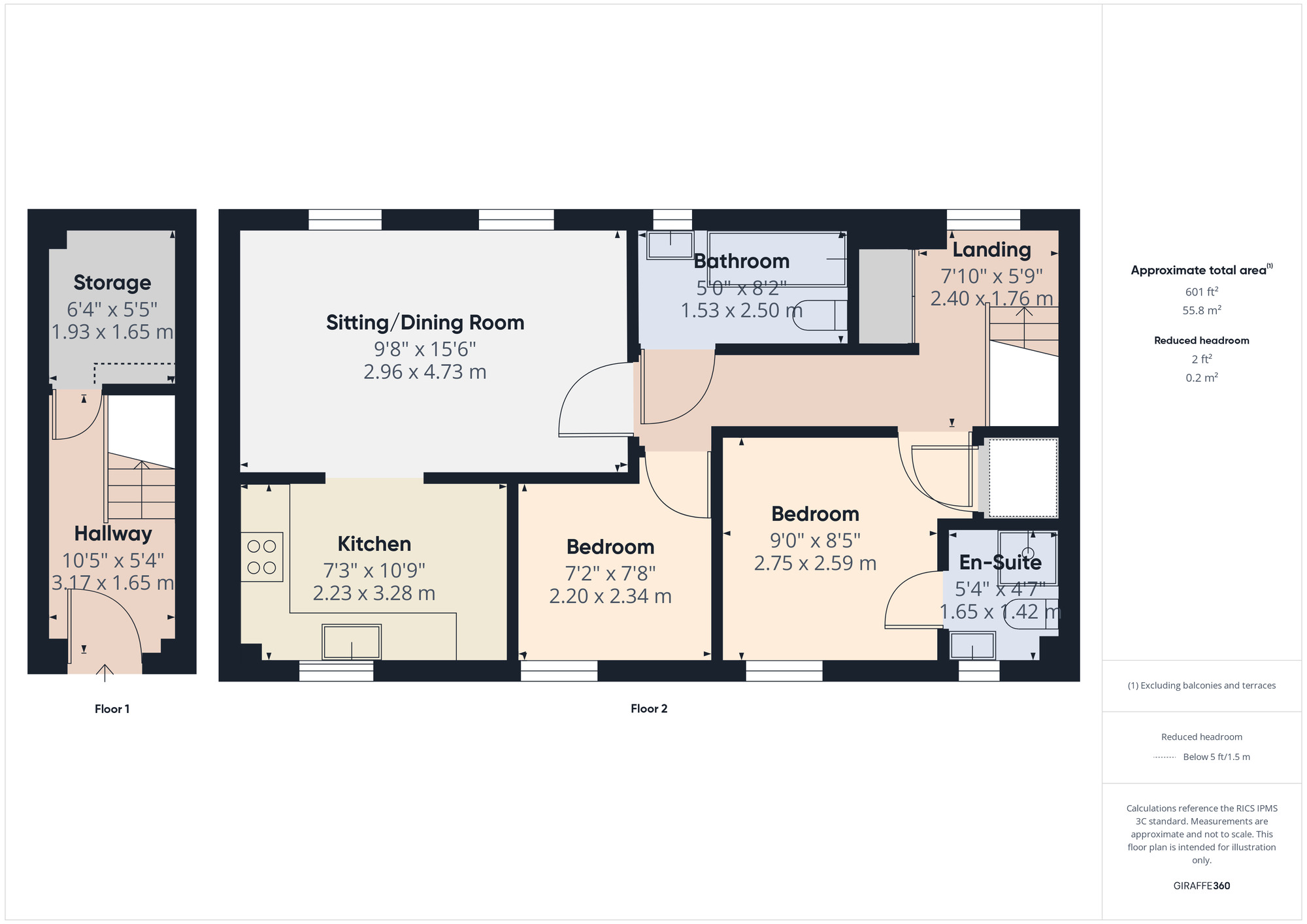 Floorplan of 2 bedroom Flat for sale, Bullfinch Drive, Harleston, Norfolk, IP20