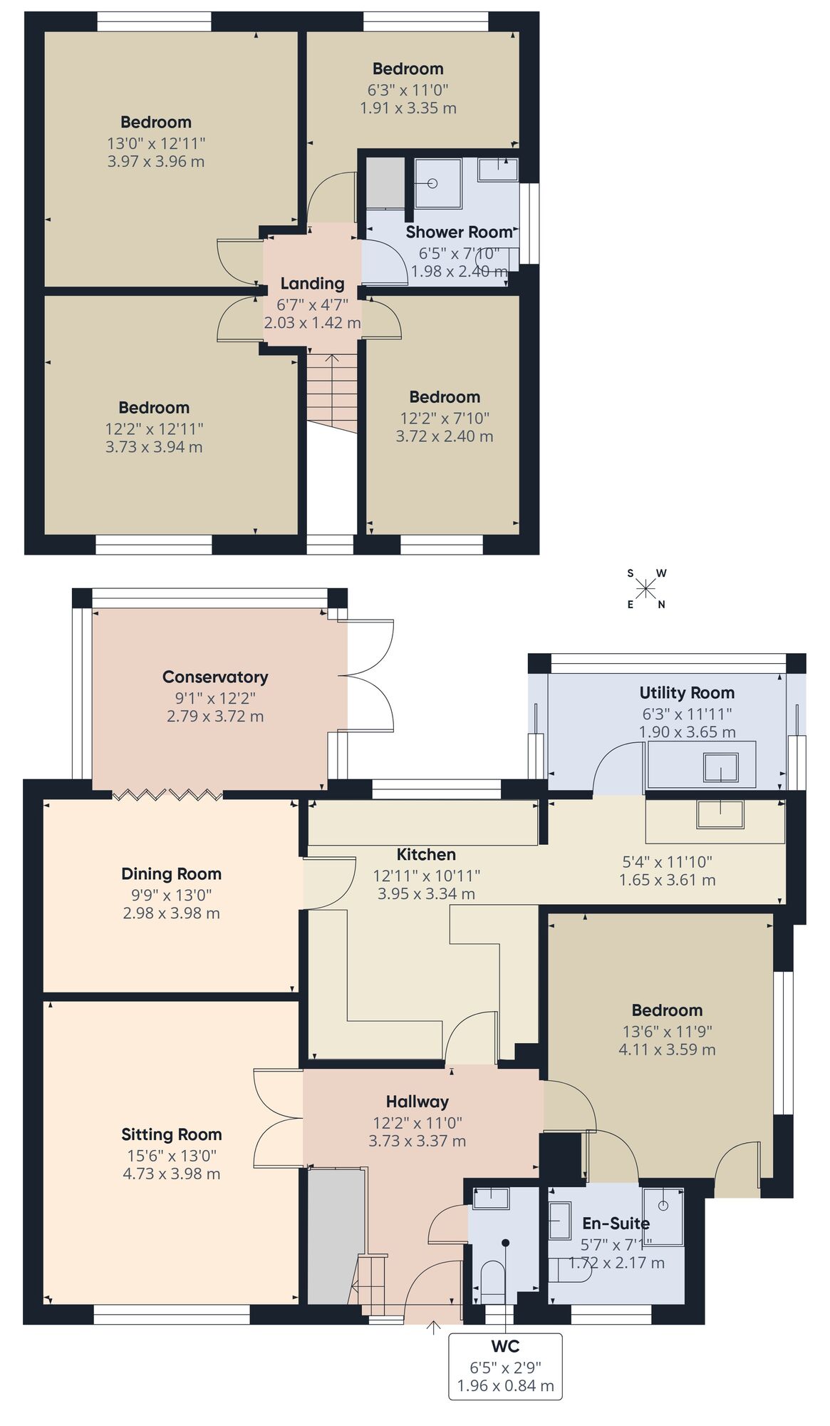 Floorplan of 5 bedroom Detached House for sale, The Street, Weybread, Suffolk, IP21