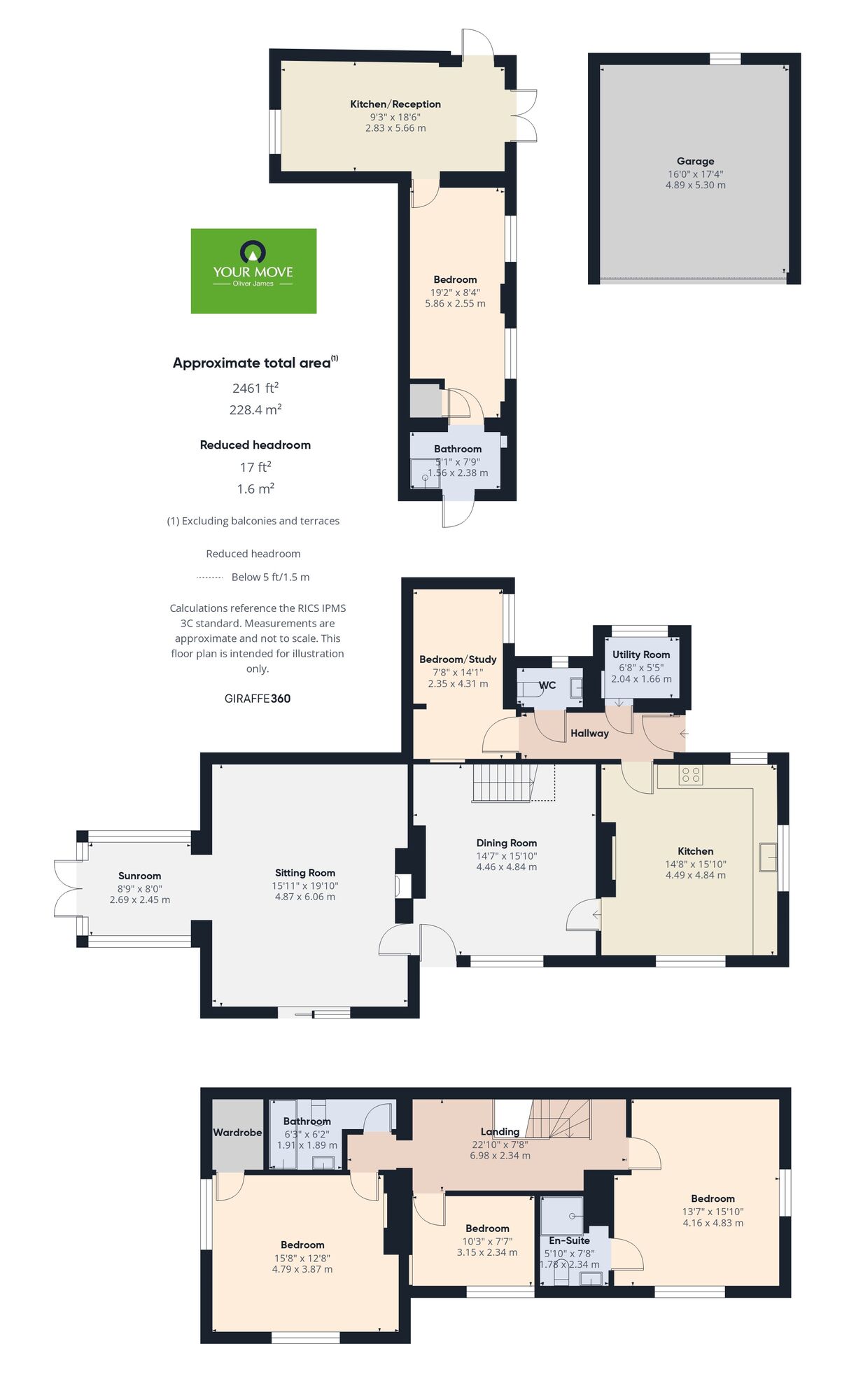 Floorplan of 3 bedroom Semi Detached House for sale, Harleston Road, Weybread, Suffolk, IP21