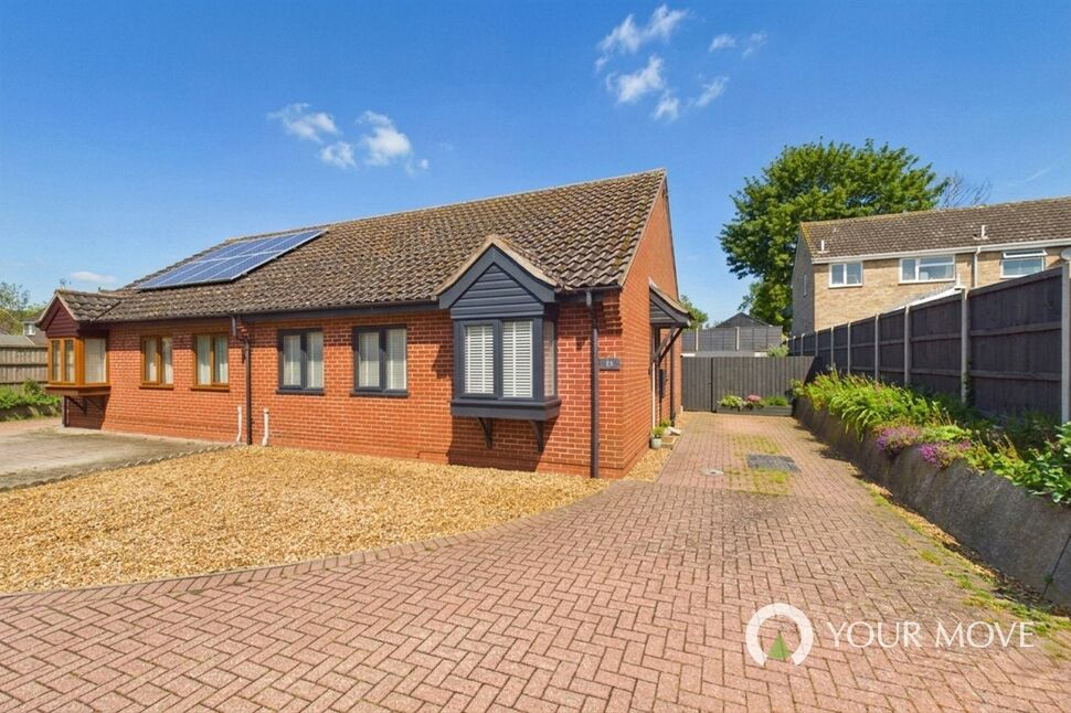 Main image of 2 bedroom Semi Detached Bungalow for sale, Millers Green, Harleston, Norfolk, IP20